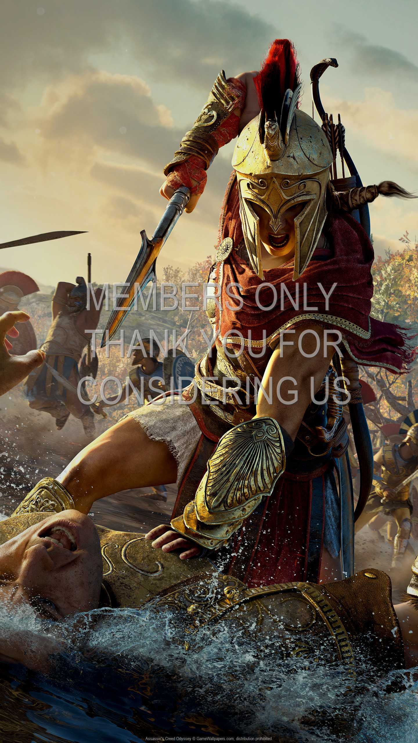 Assassin's Creed: Odyssey 1440p Vertical Mobiele achtergrond 07