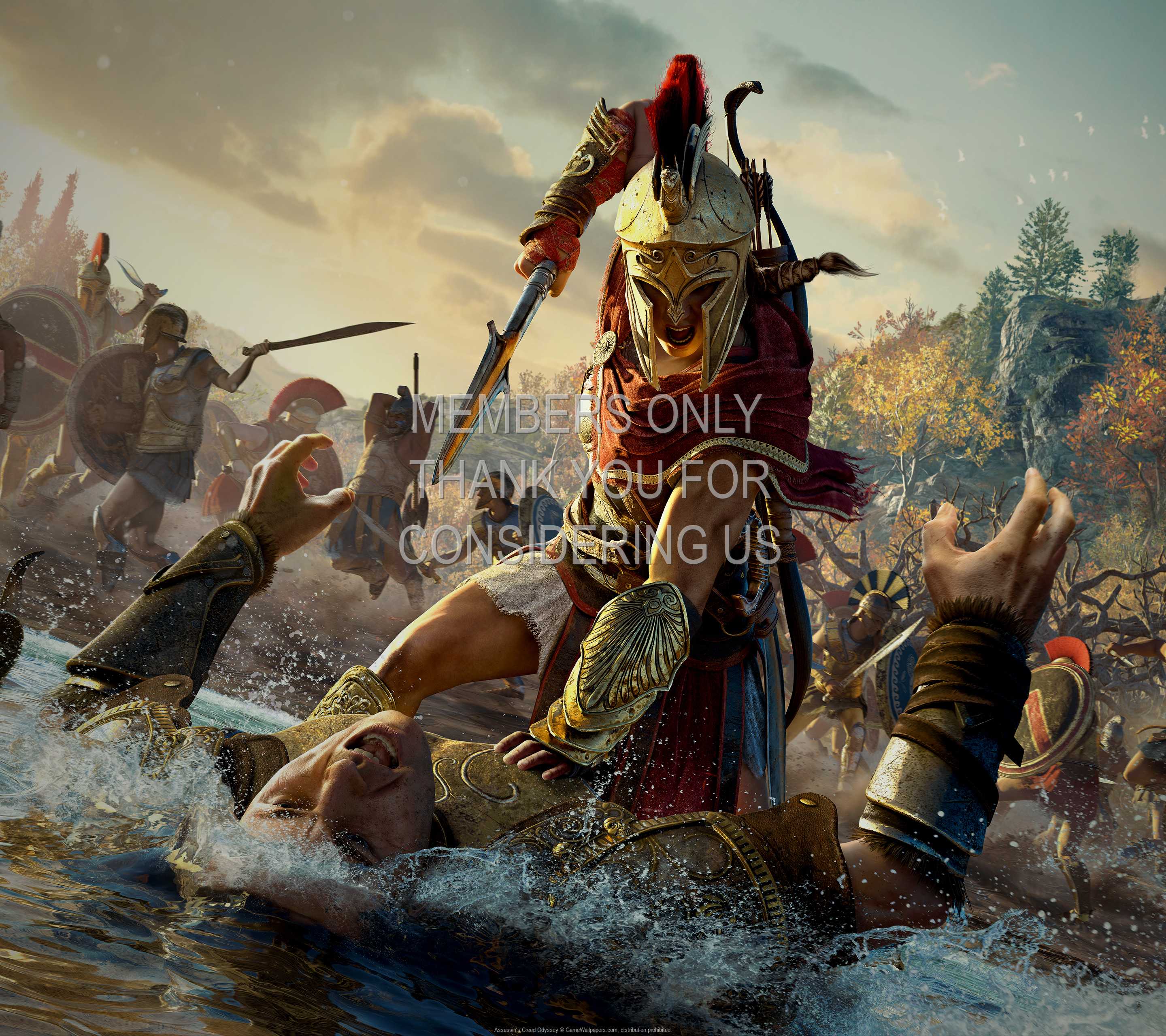 Assassin's Creed: Odyssey 1440p Horizontal Handy Hintergrundbild 07