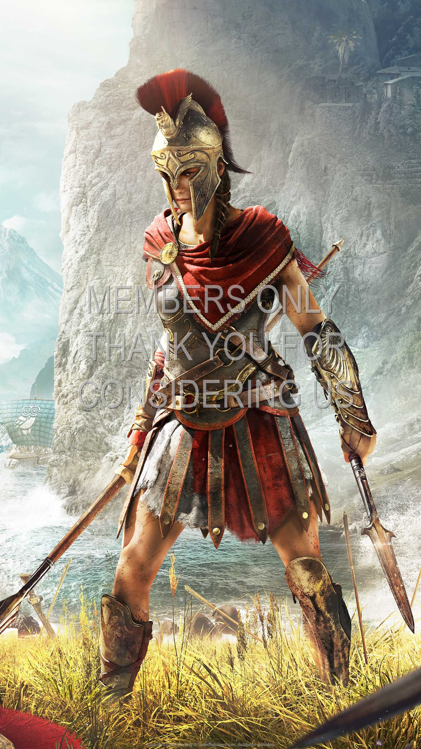 Assassin's Creed: Odyssey 1440p Vertical Mobiele achtergrond 08