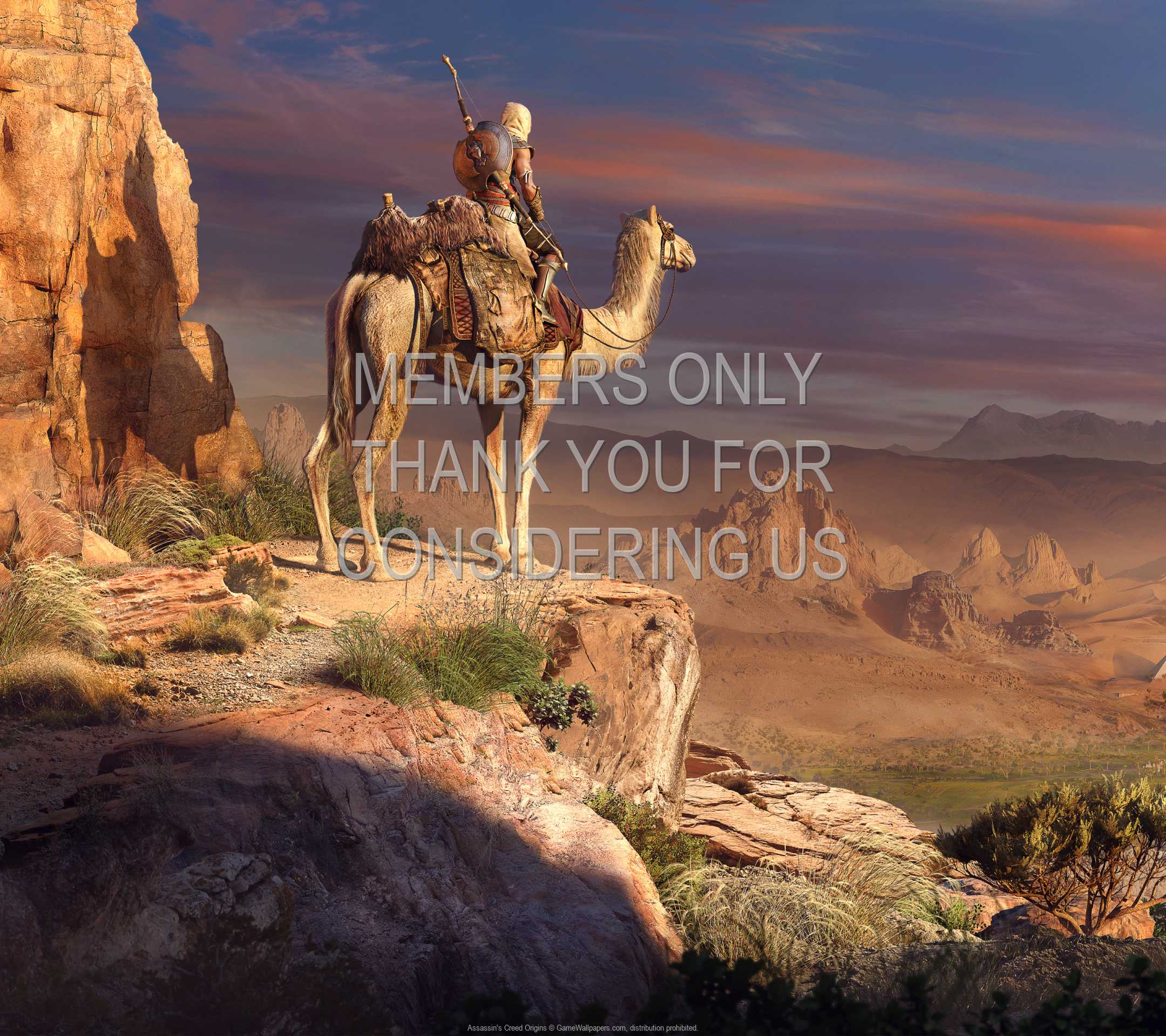 Assassin's Creed: Origins 1080p Horizontal Mobiele achtergrond 03