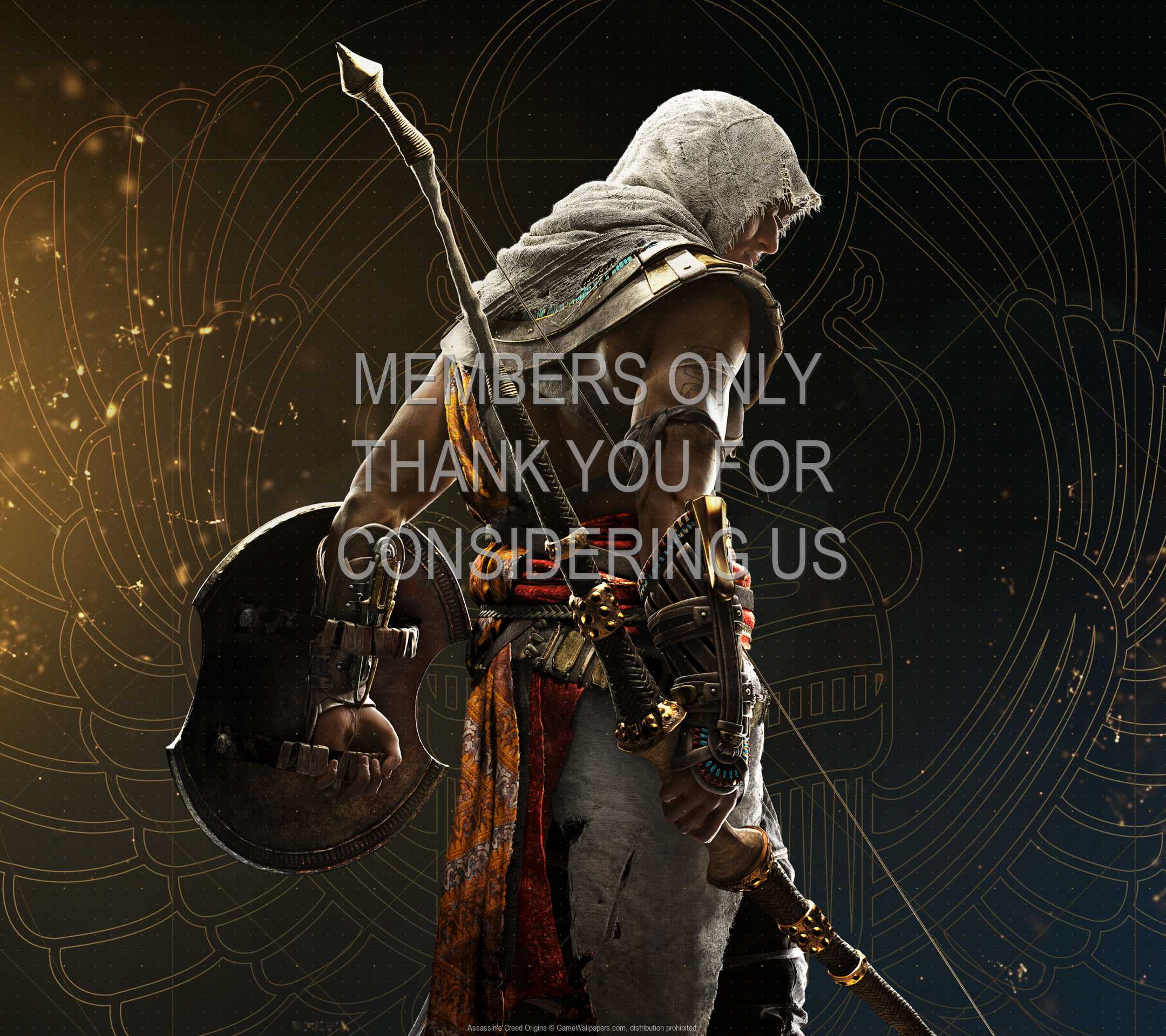 Assassin's Creed: Origins 1080p Horizontal Mobiele achtergrond 06