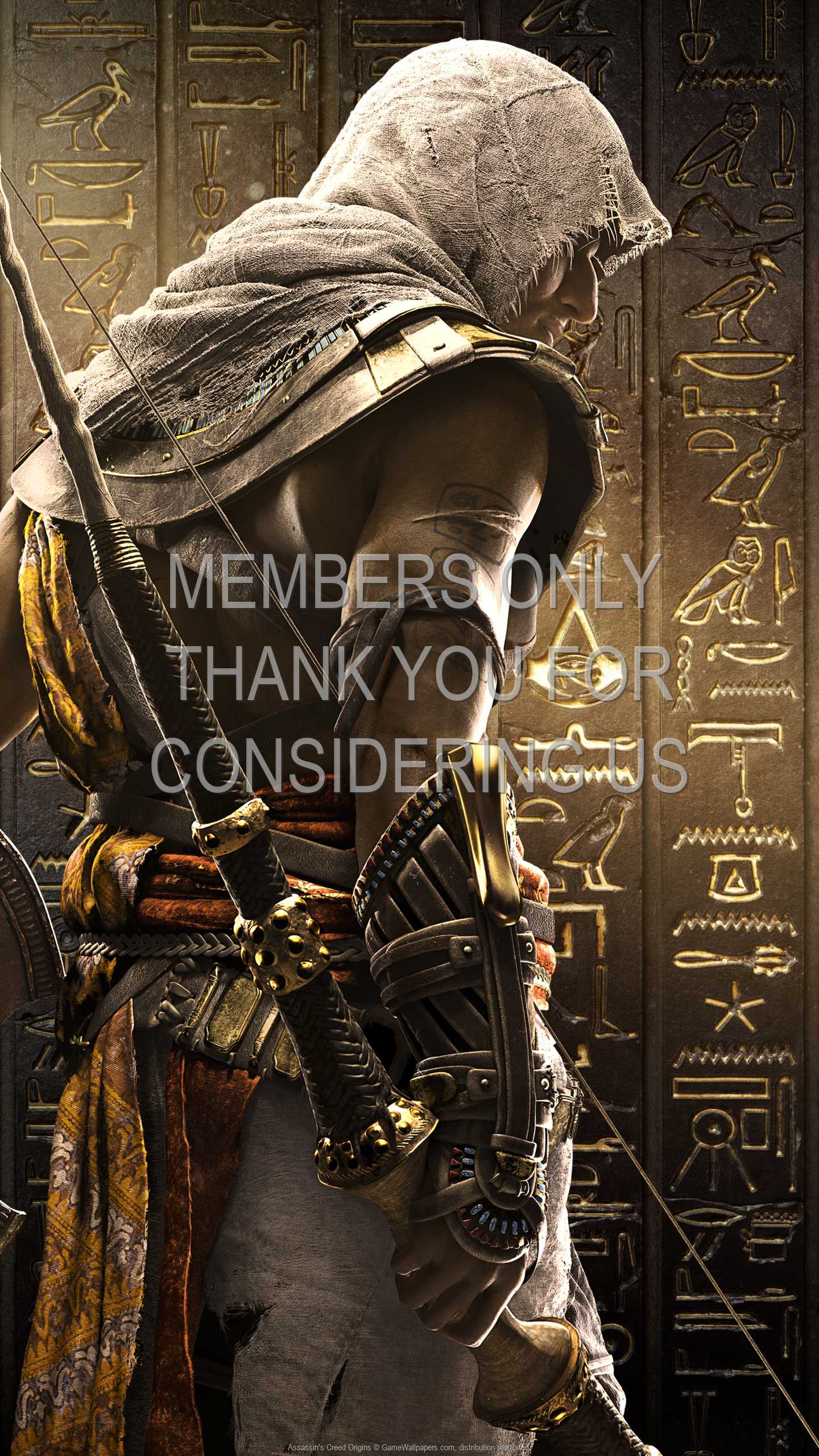 Assassin's Creed: Origins 1440p Vertical Handy Hintergrundbild 07