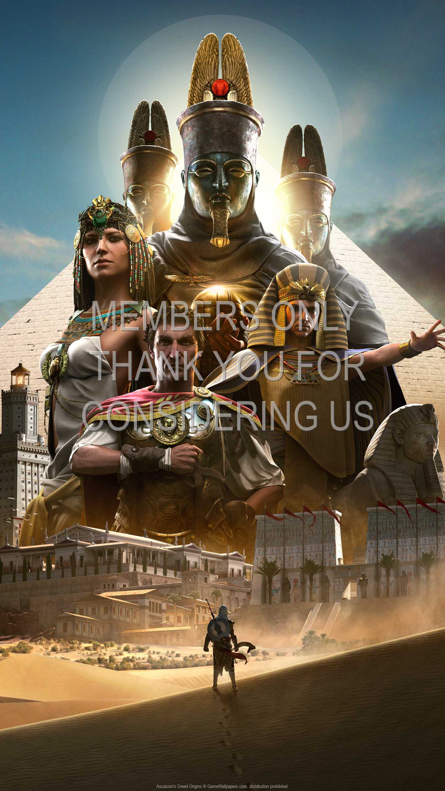 Assassin's Creed: Origins 1440p Vertical Handy Hintergrundbild 09