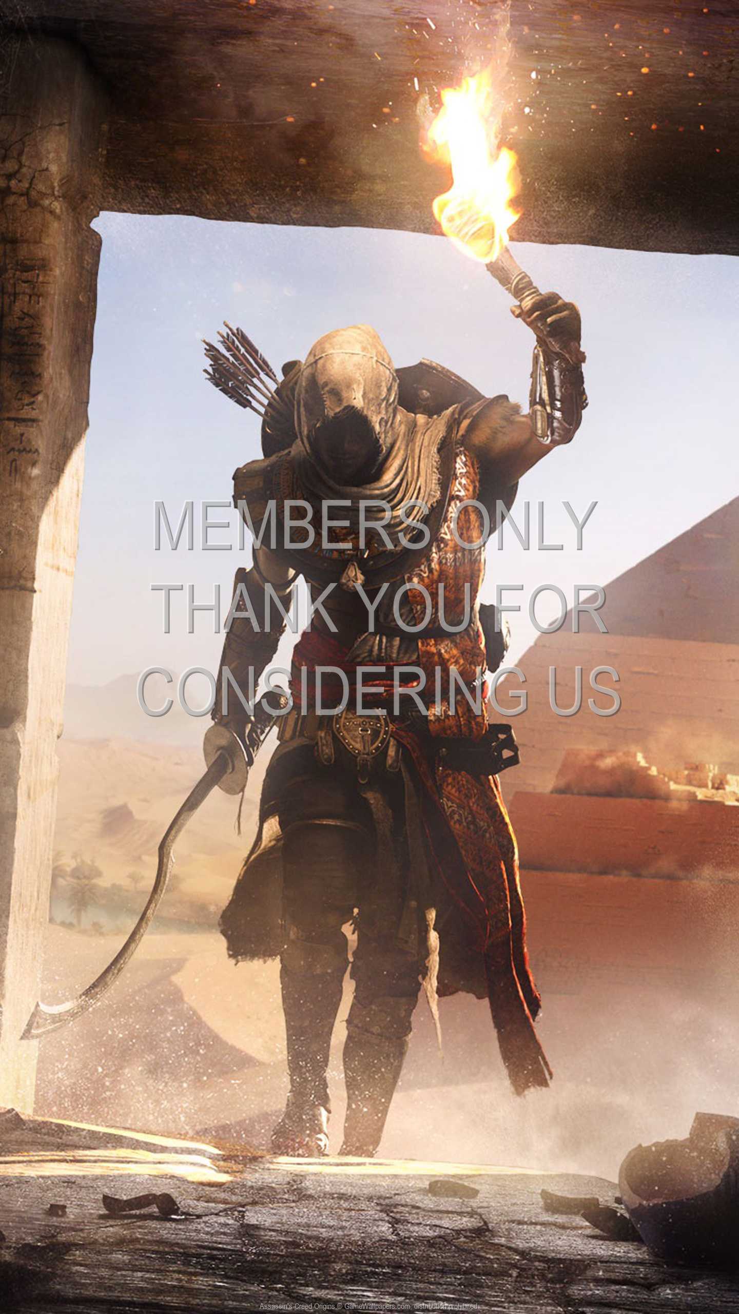 Assassin's Creed: Origins 1440p Vertical Mobiele achtergrond 10