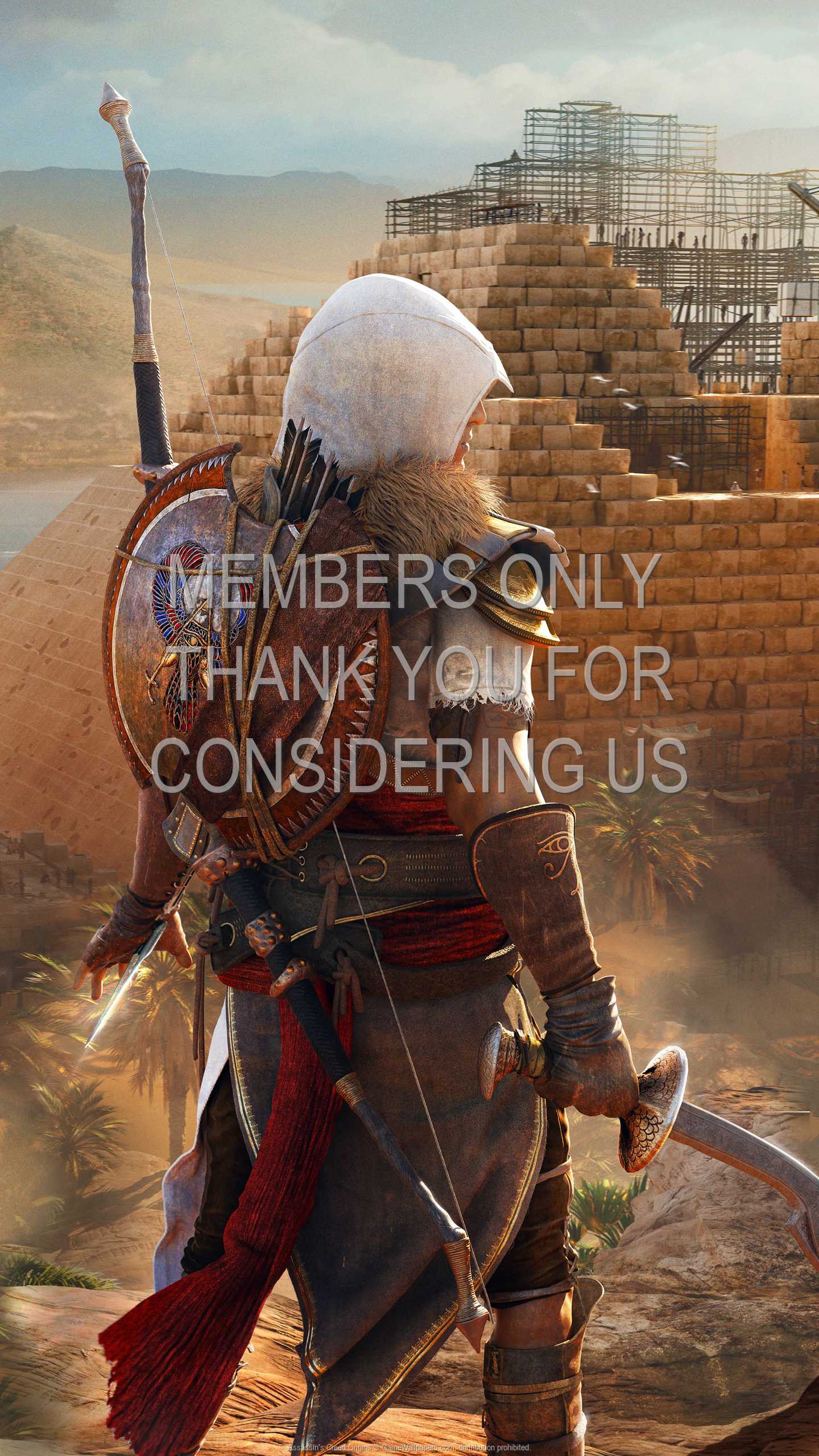 Assassin's Creed: Origins 1440p Vertical Handy Hintergrundbild 13