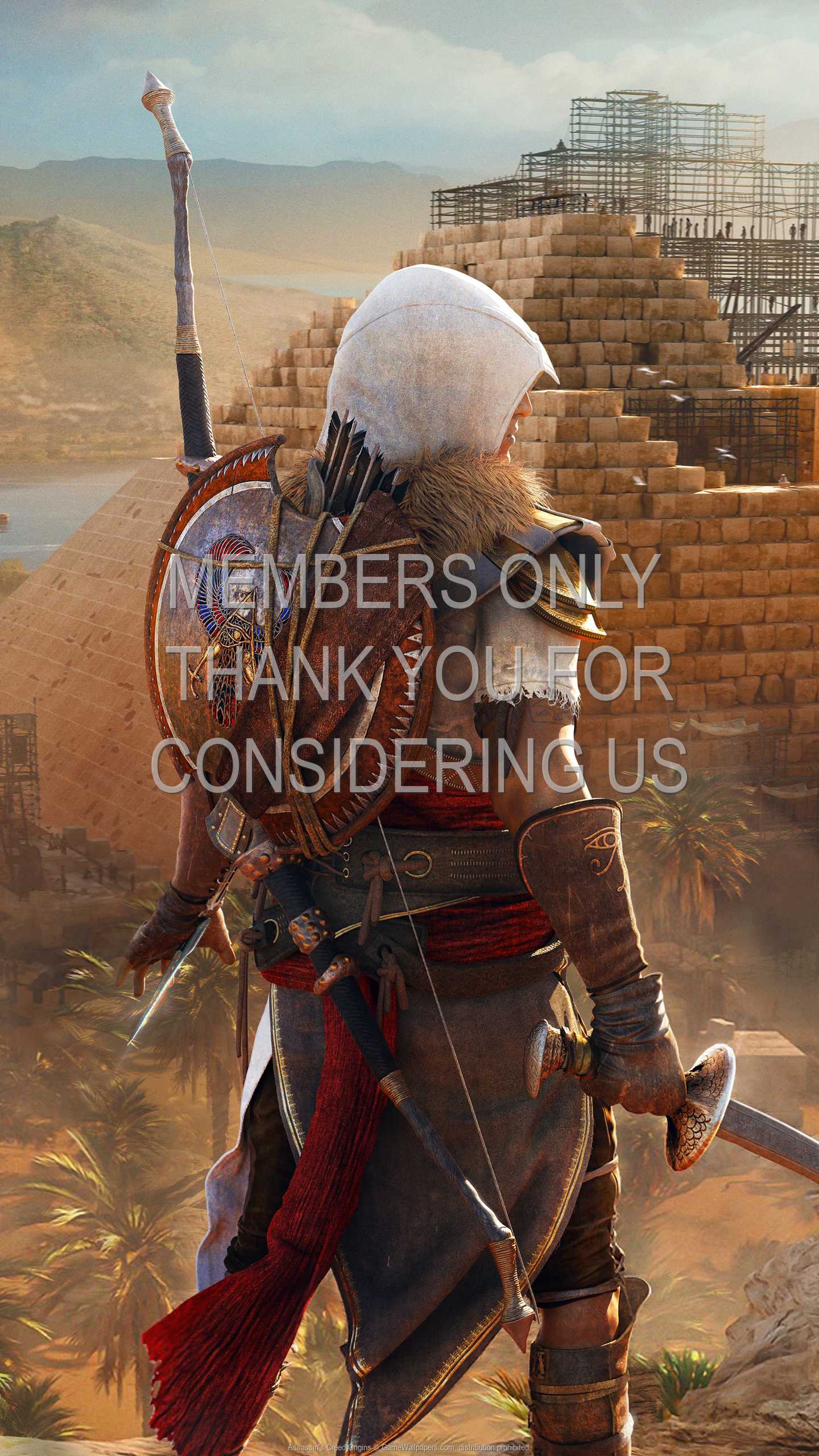 Assassin's Creed: Origins 1440p Vertical Mobile fond d'cran 14