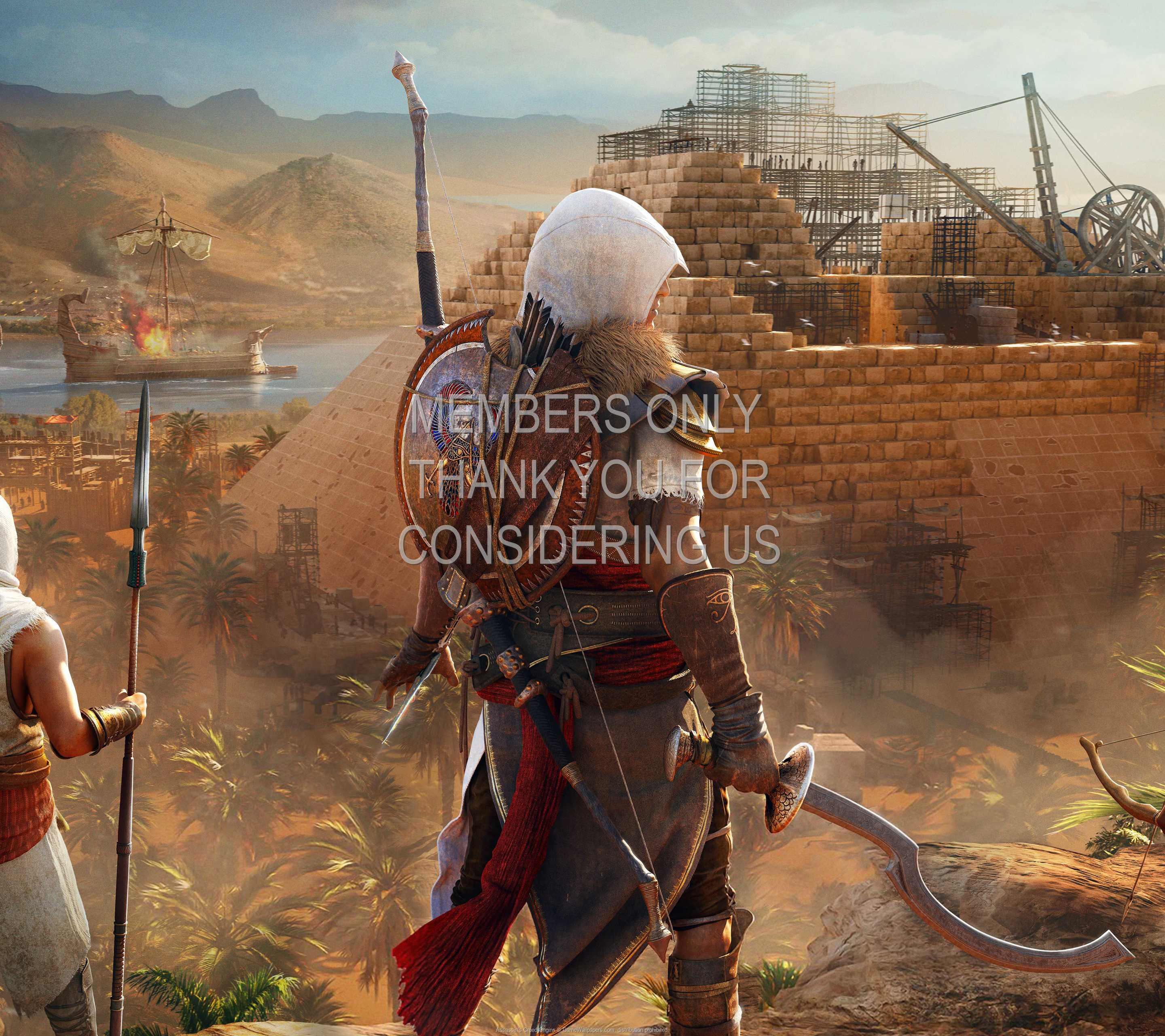 Assassin's Creed: Origins 1440p Horizontal Mobiele achtergrond 14