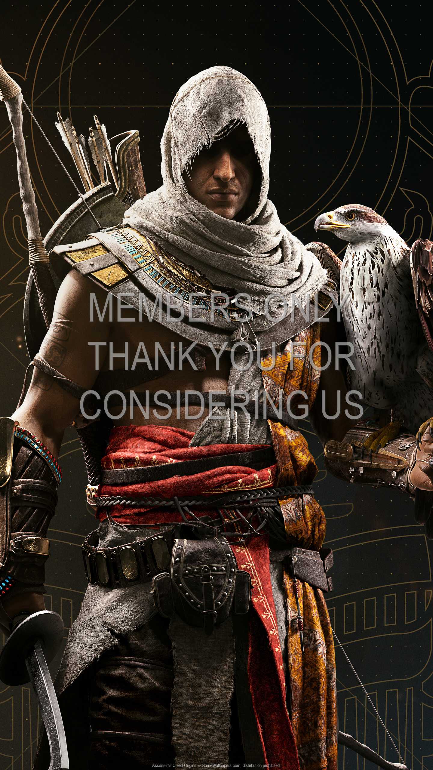 Assassin's Creed: Origins 1440p Vertical Mobiele achtergrond 18