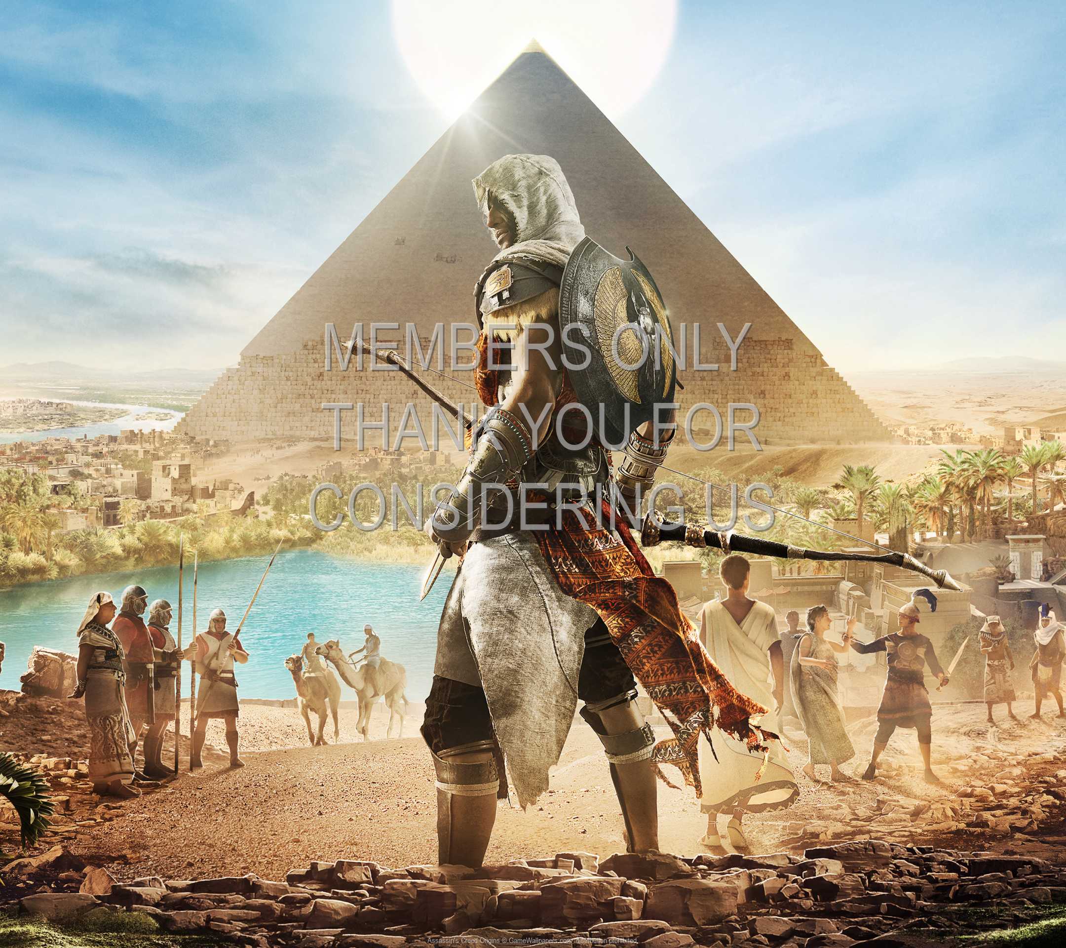 Assassin's Creed: Origins 1080p Horizontal Mobiele achtergrond 19