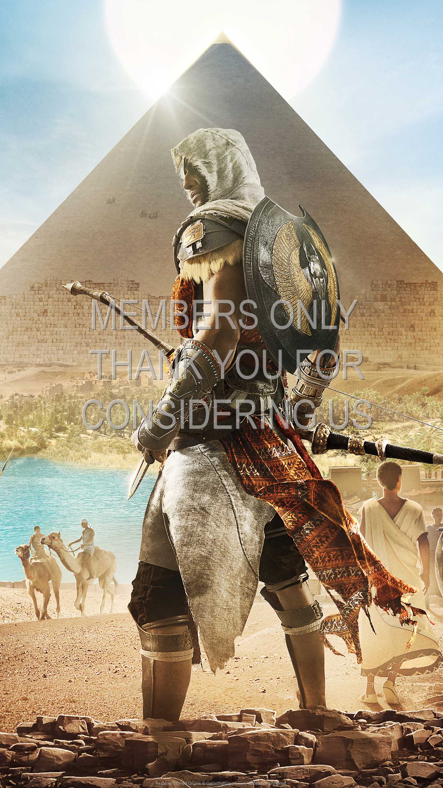 Assassin's Creed: Origins 1440p Vertical Mobiele achtergrond 19