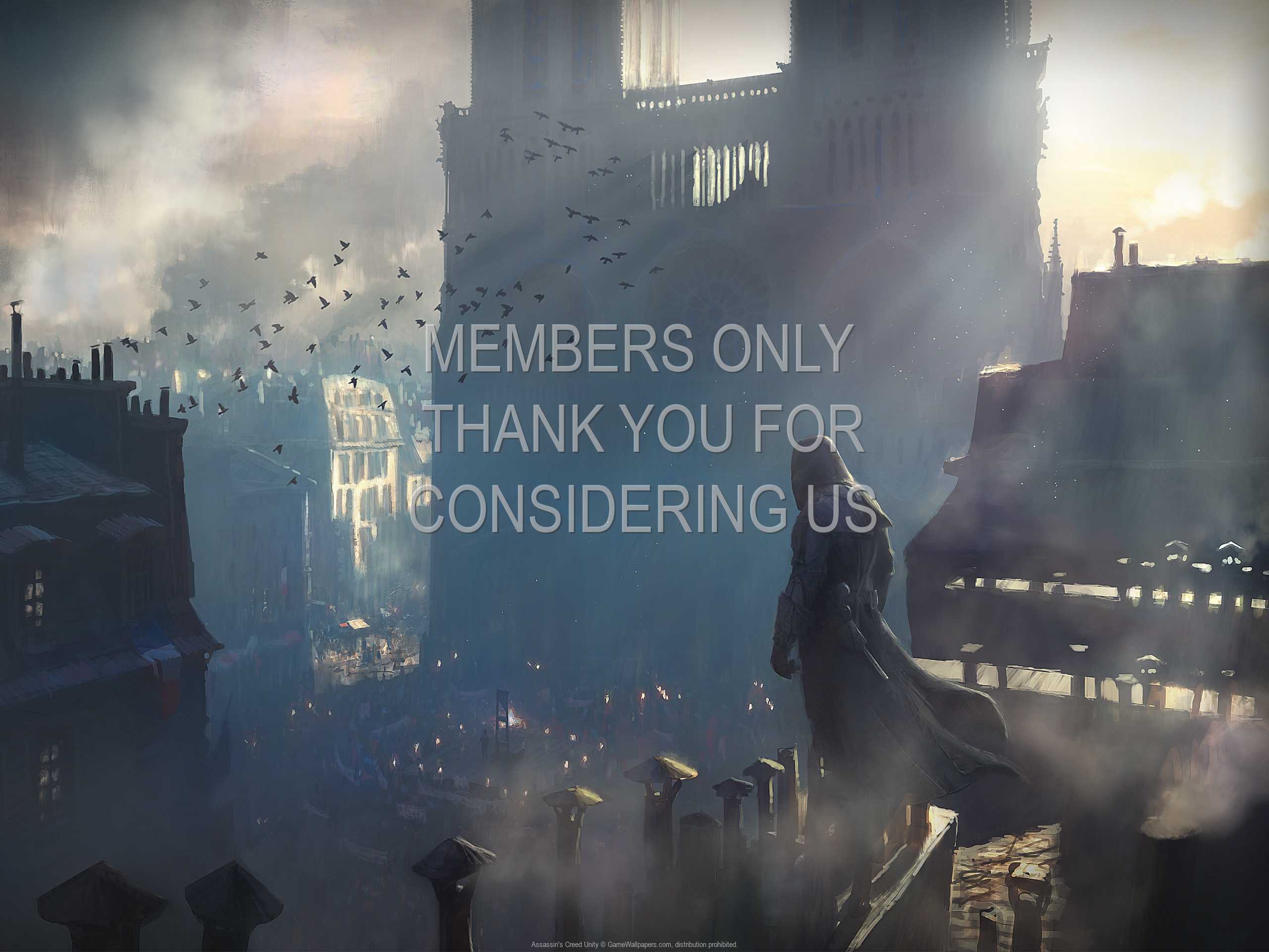 Assassin's Creed: Unity 1080p Horizontal Mobiele achtergrond 03