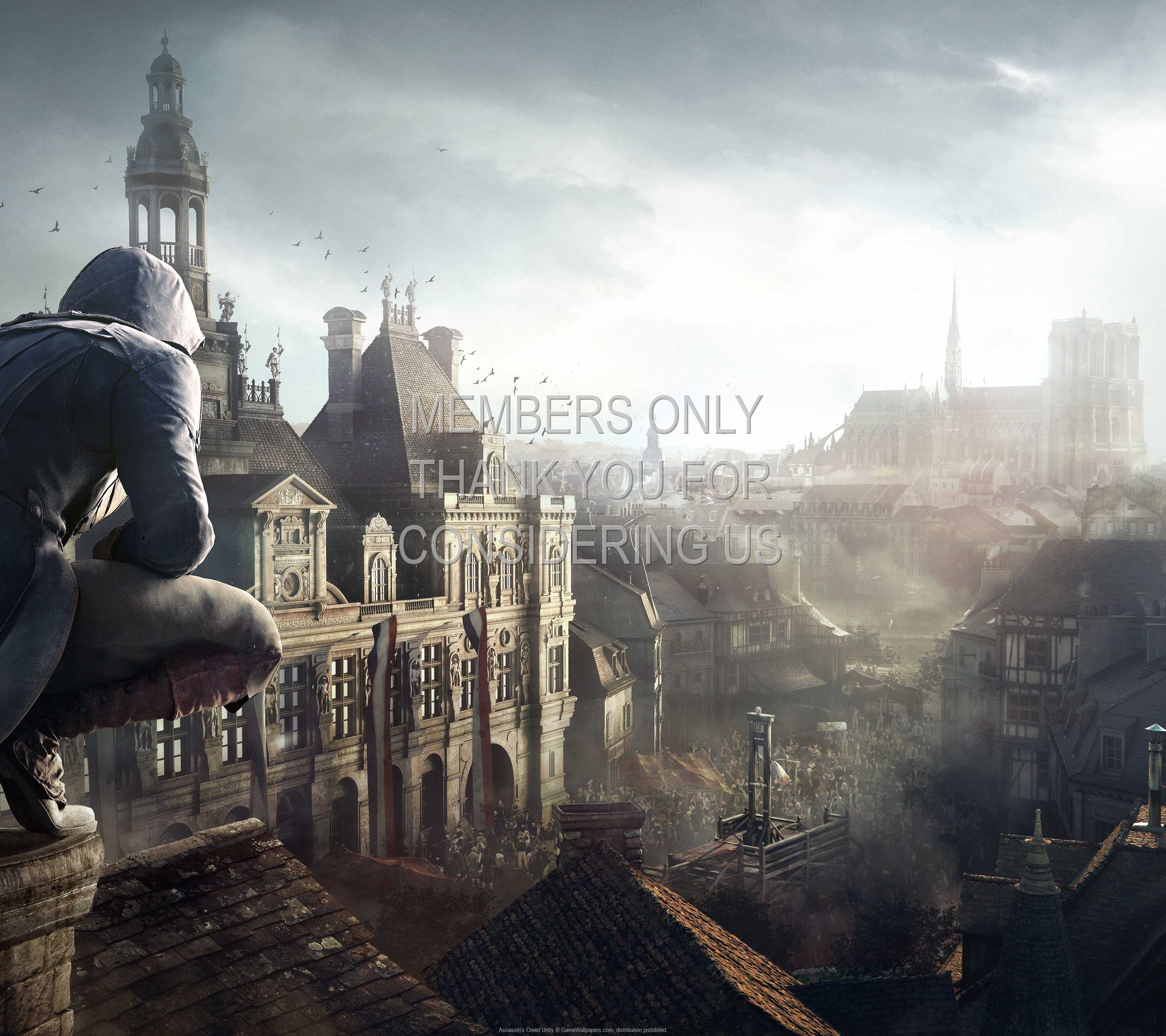 Assassin's Creed: Unity 1440p Horizontal Mobiele achtergrond 13