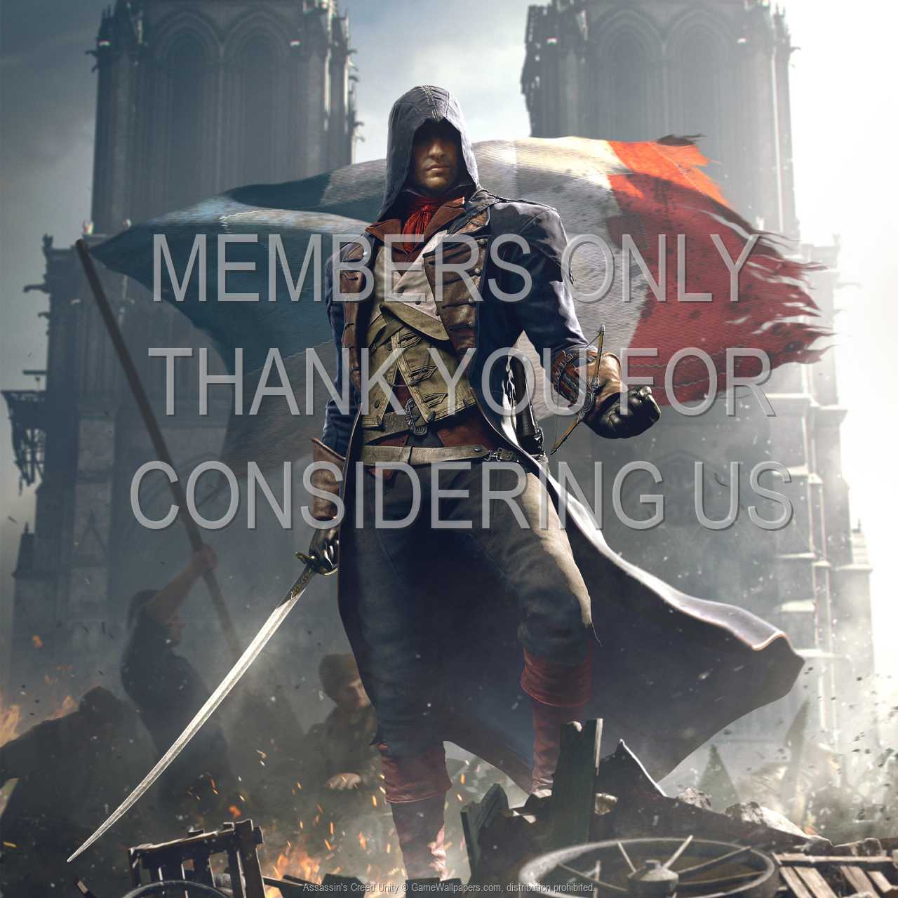 Assassin's Creed: Unity 720p Horizontal Mobiele achtergrond 14