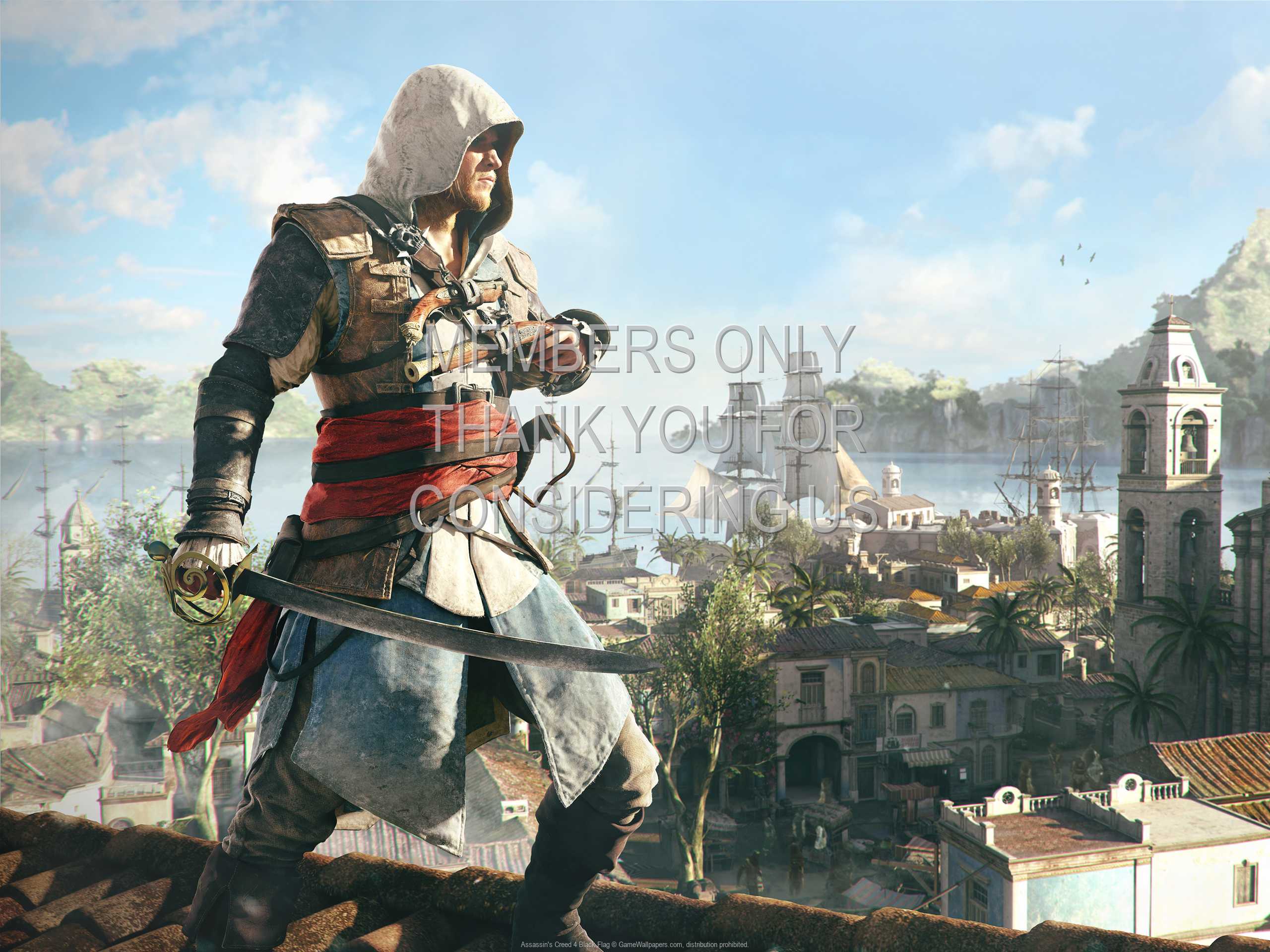 Assassin's Creed 4: Black Flag 1080p Horizontal Mobiele achtergrond 14