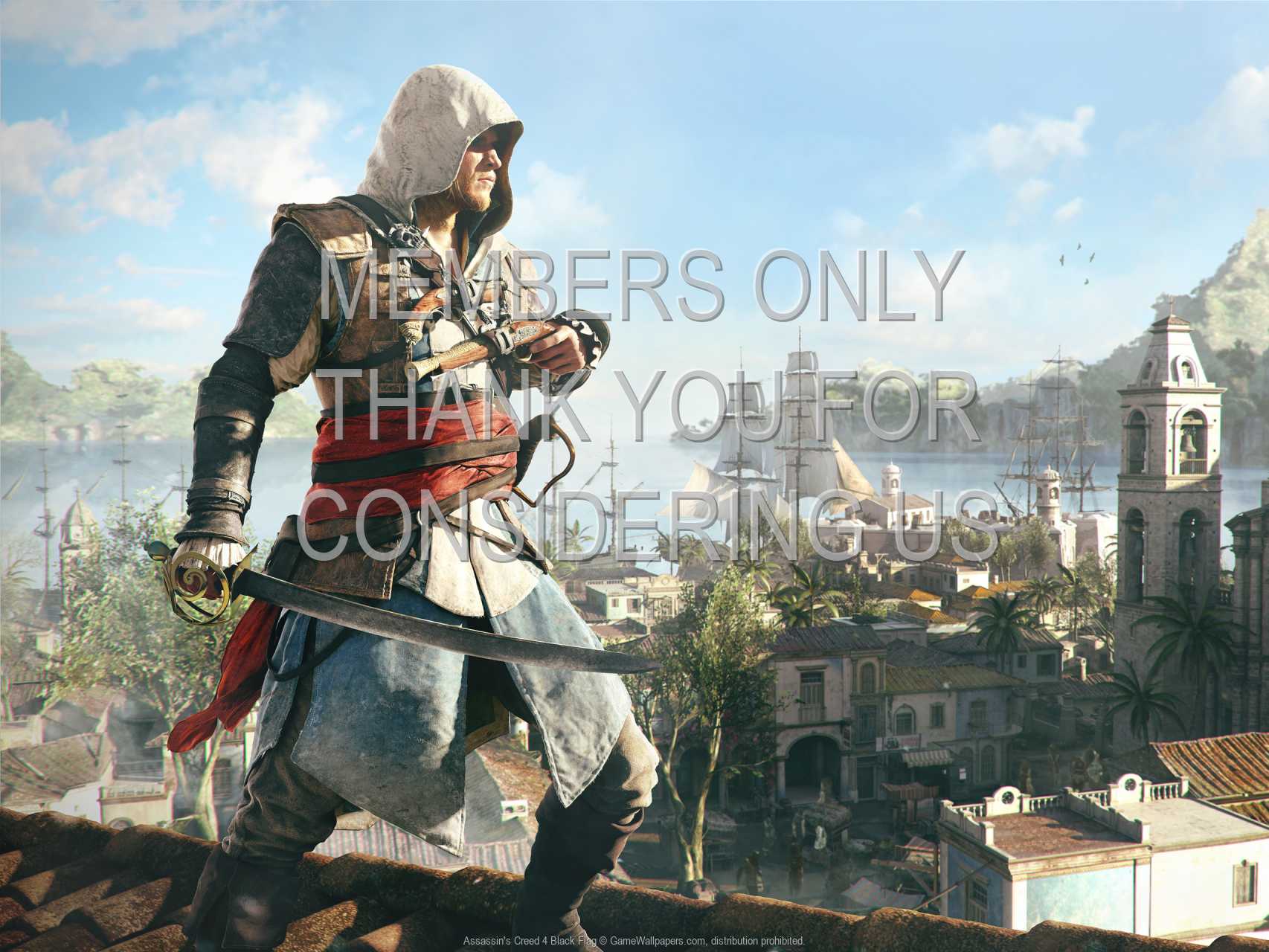 Assassin's Creed 4: Black Flag 720p Horizontal Mobiele achtergrond 14