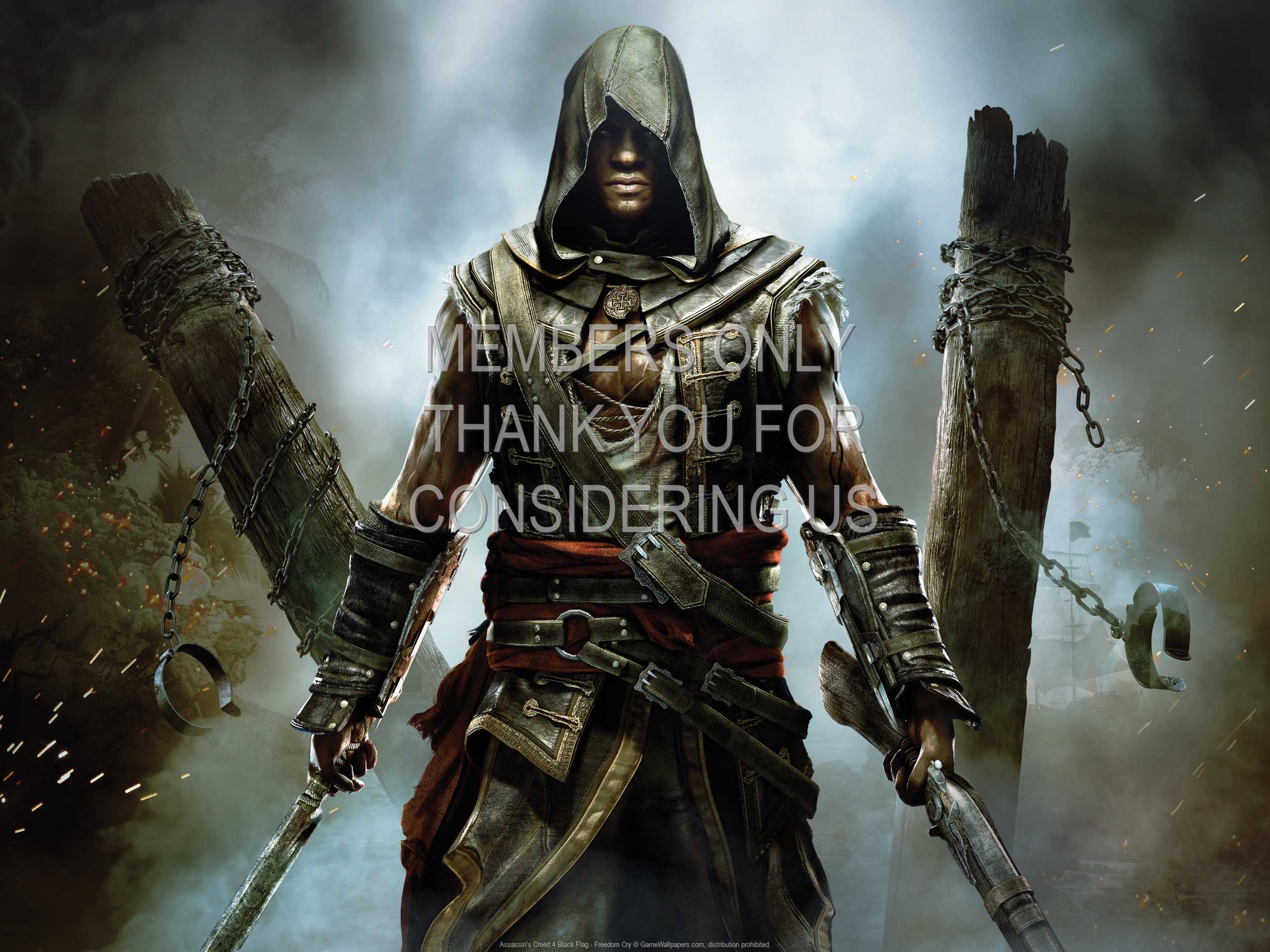 Assassin's Creed 4: Black Flag - Freedom Cry 1080p Horizontal Mobile fond d'cran 01