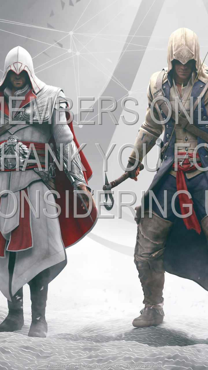 Assassin's Creed III 720p Vertical Mobiele achtergrond 24