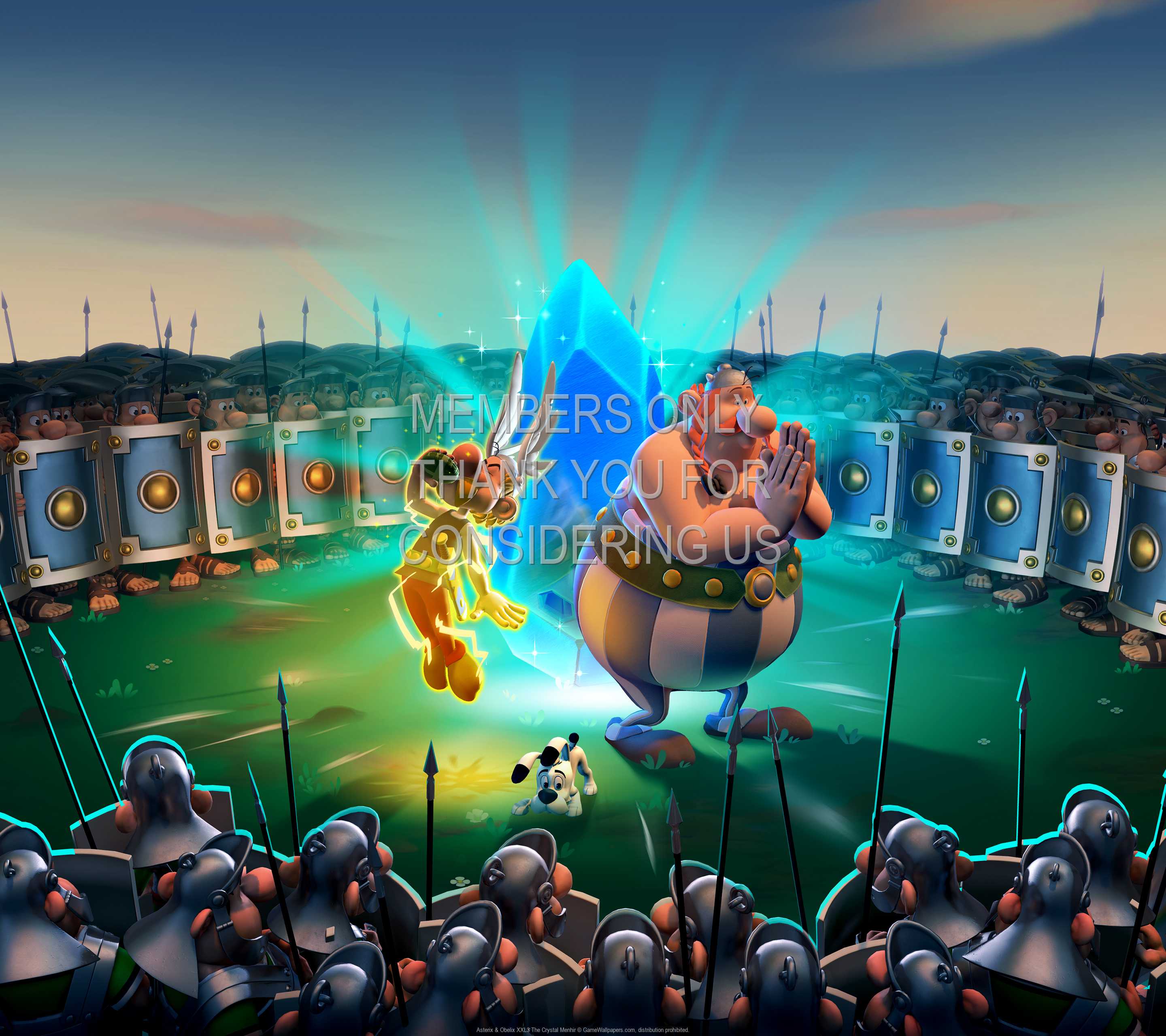 Asterix & Obelix XXL3: The Crystal Menhir 1440p Horizontal Mobile fond d'cran 01