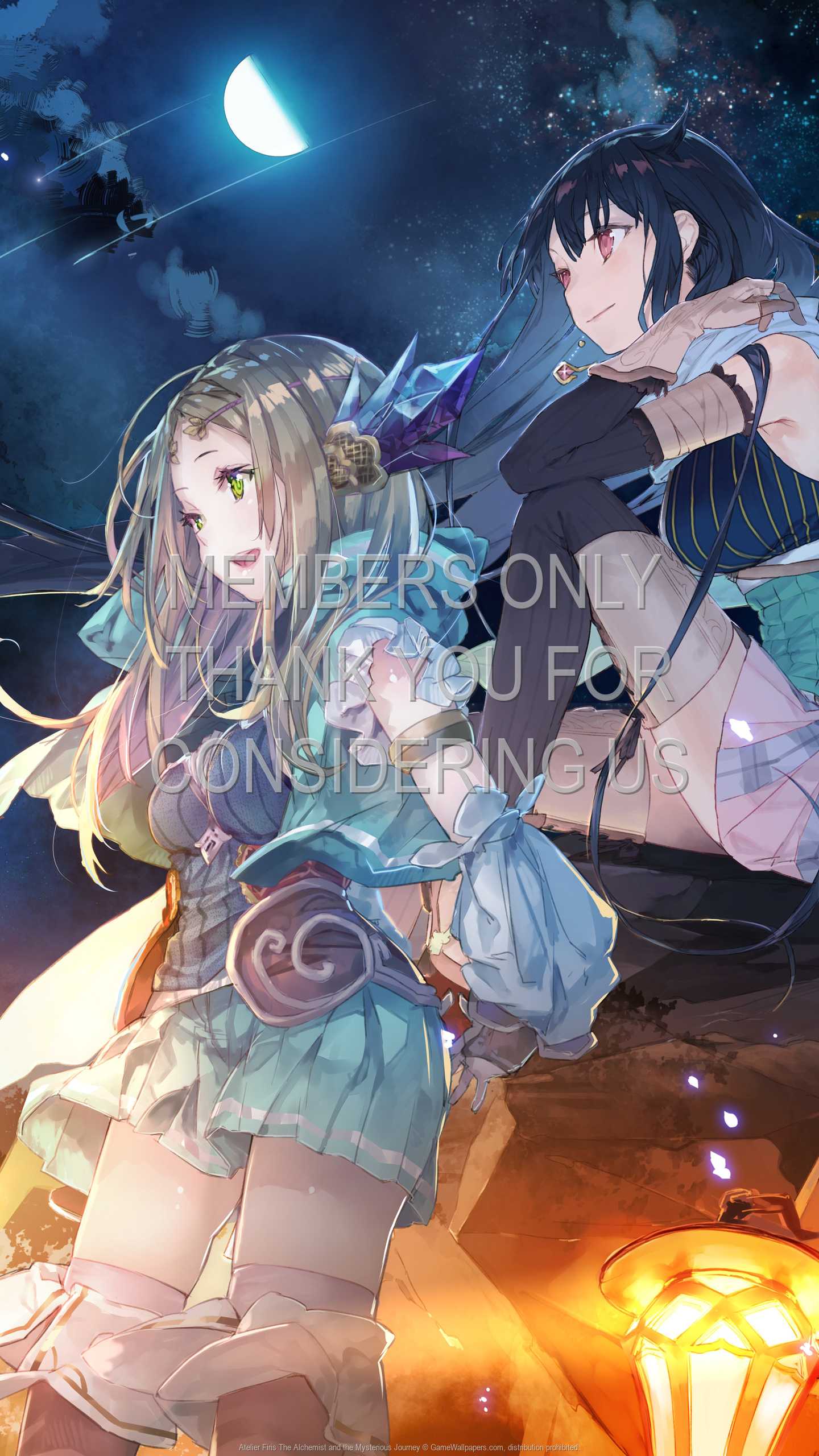 Atelier Firis: The Alchemist and the Mysterious Journey 1440p Vertical Mobiele achtergrond 01