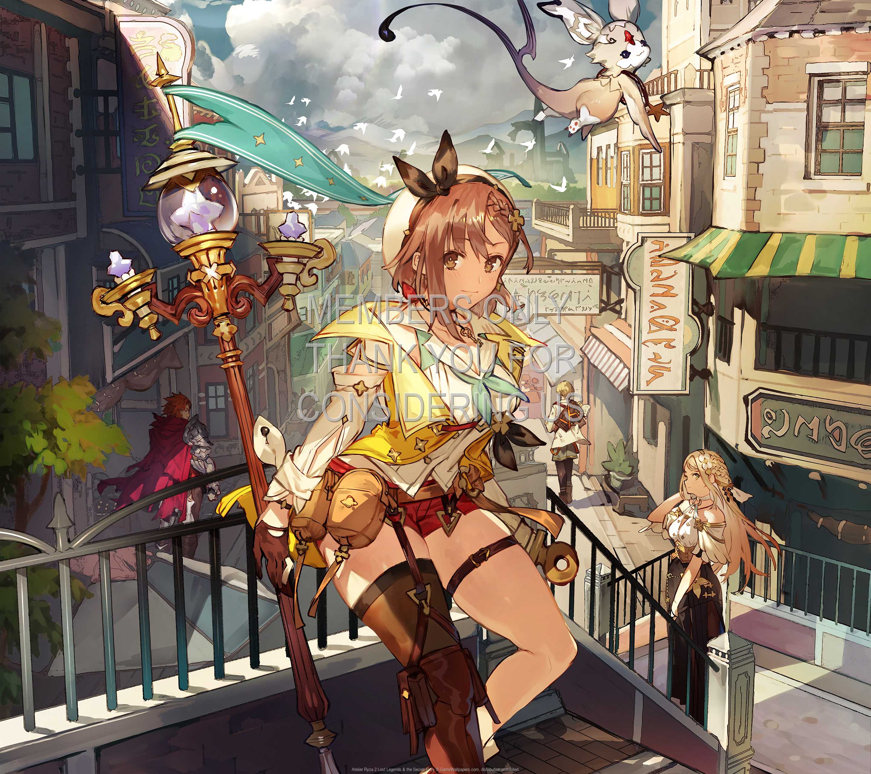 Atelier Ryza 2: Lost Legends & the Secret Fairy 1440p Horizontal Mobiele achtergrond 01