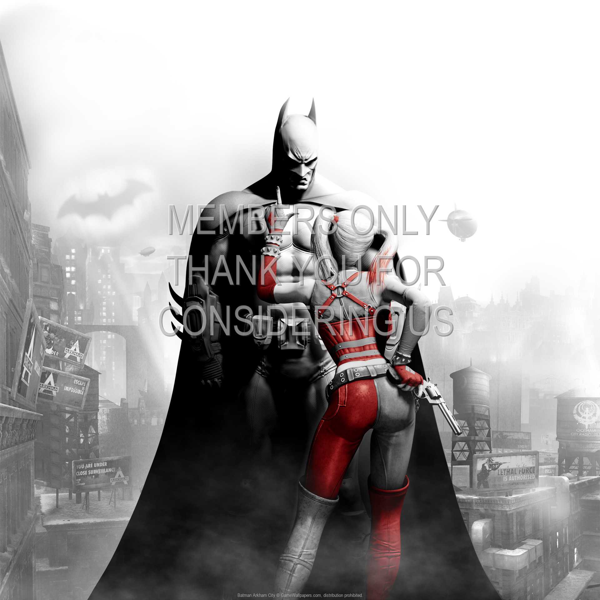 Batman: Arkham City 1080p Horizontal Mobiele achtergrond 01