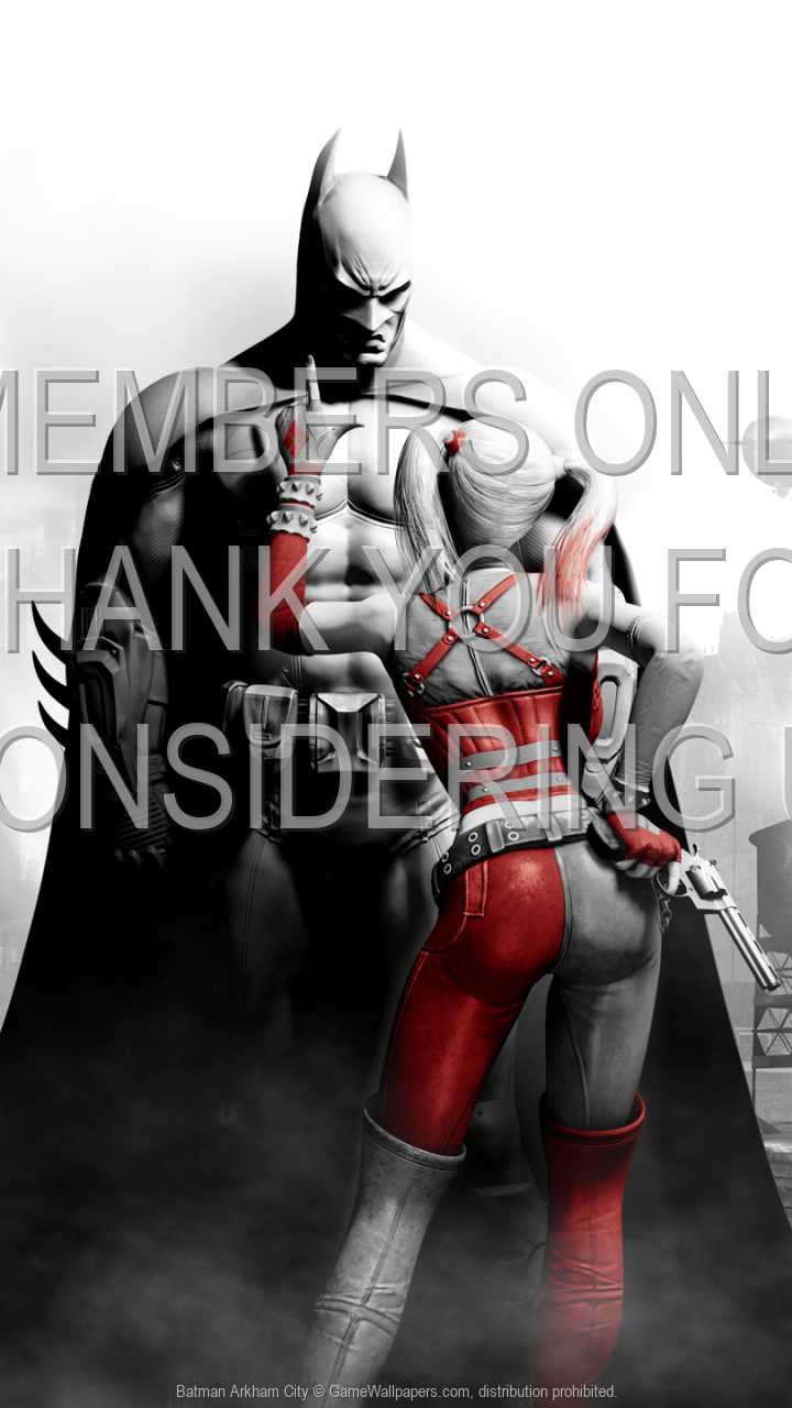 Batman: Arkham City 720p Vertical Mobiele achtergrond 01