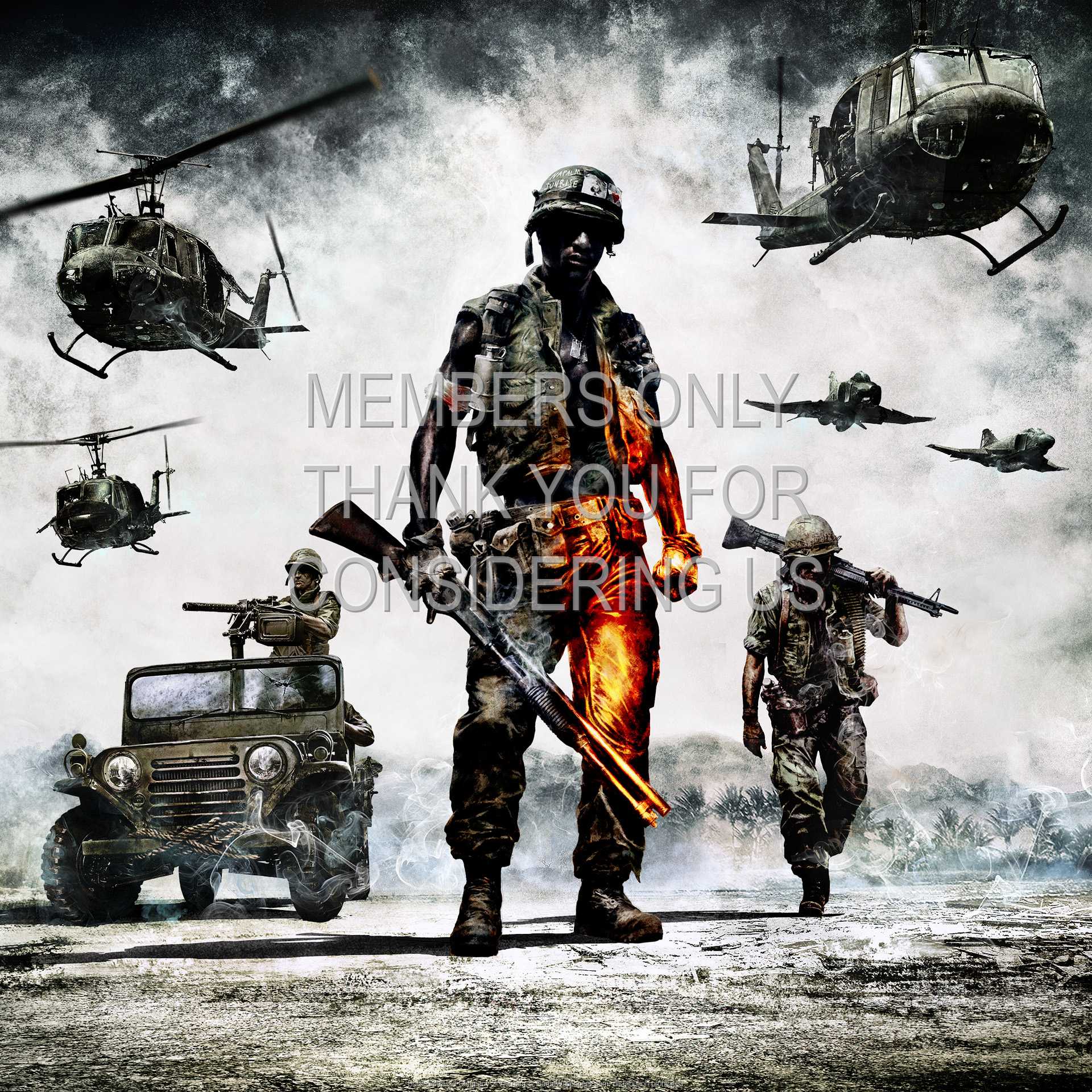Battlefield: Bad Company 2 Vietnam 1080p Horizontal Handy Hintergrundbild 01