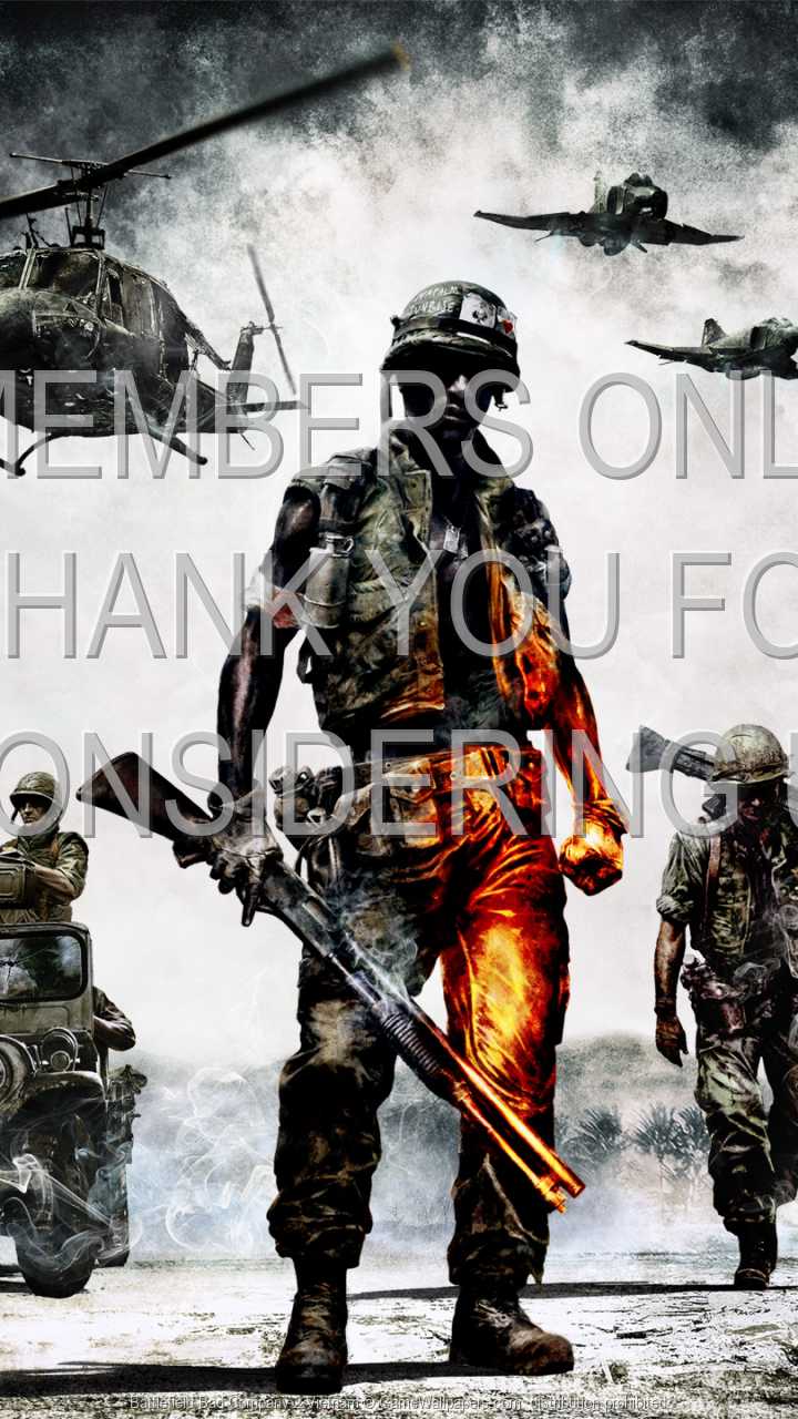 Battlefield: Bad Company 2 Vietnam 720p Vertical Mobiele achtergrond 01