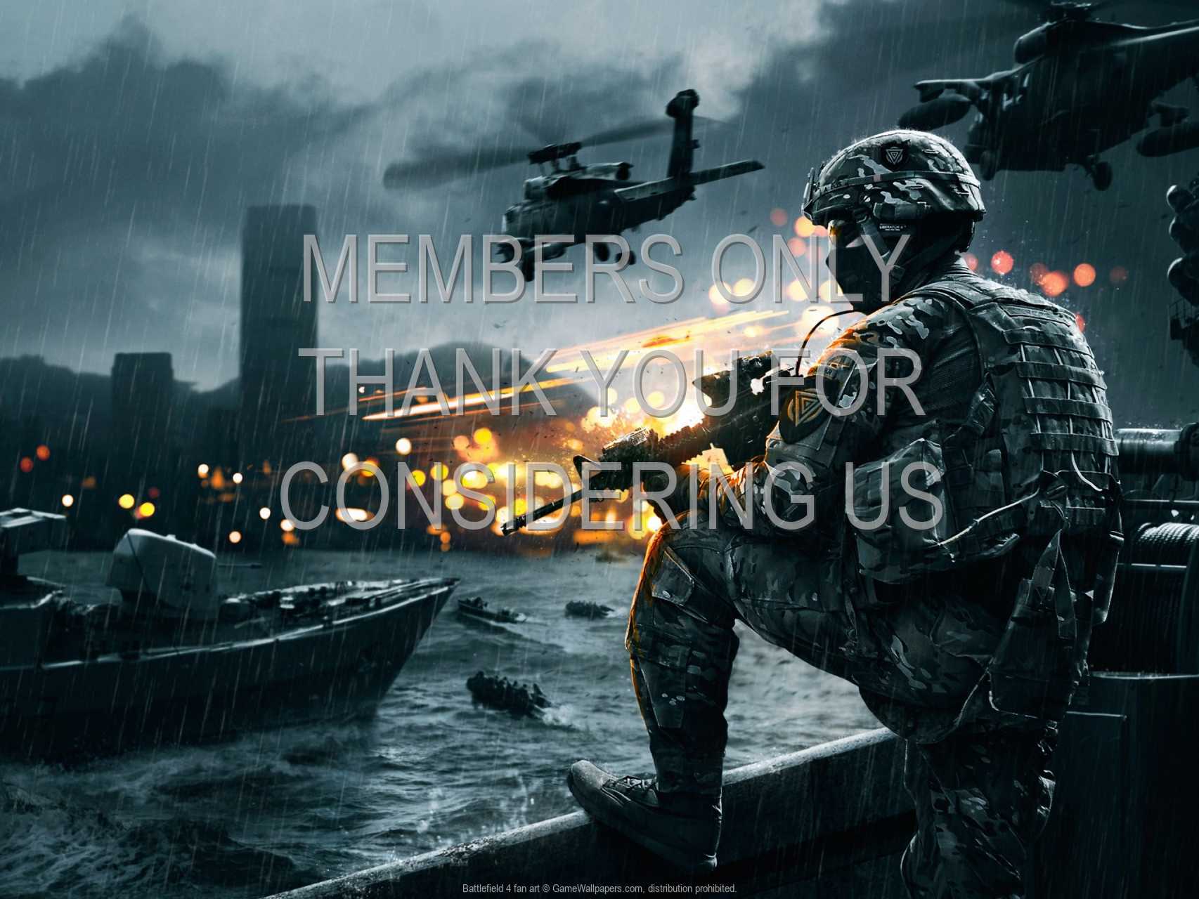 Battlefield 4 fan art 720p Horizontal Mobiele achtergrond 01