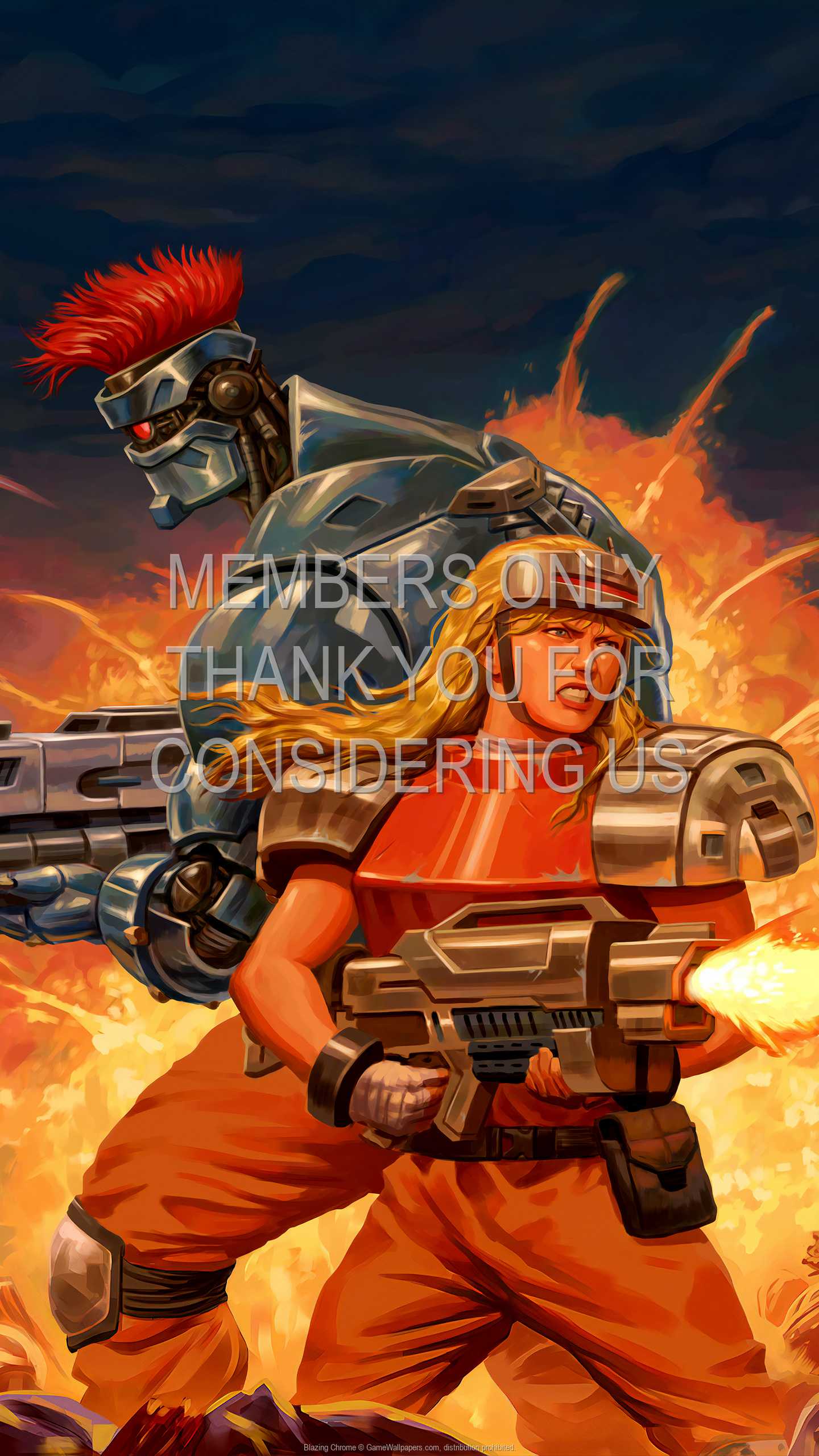 Blazing Chrome 1440p Vertical Mobile wallpaper or background 01