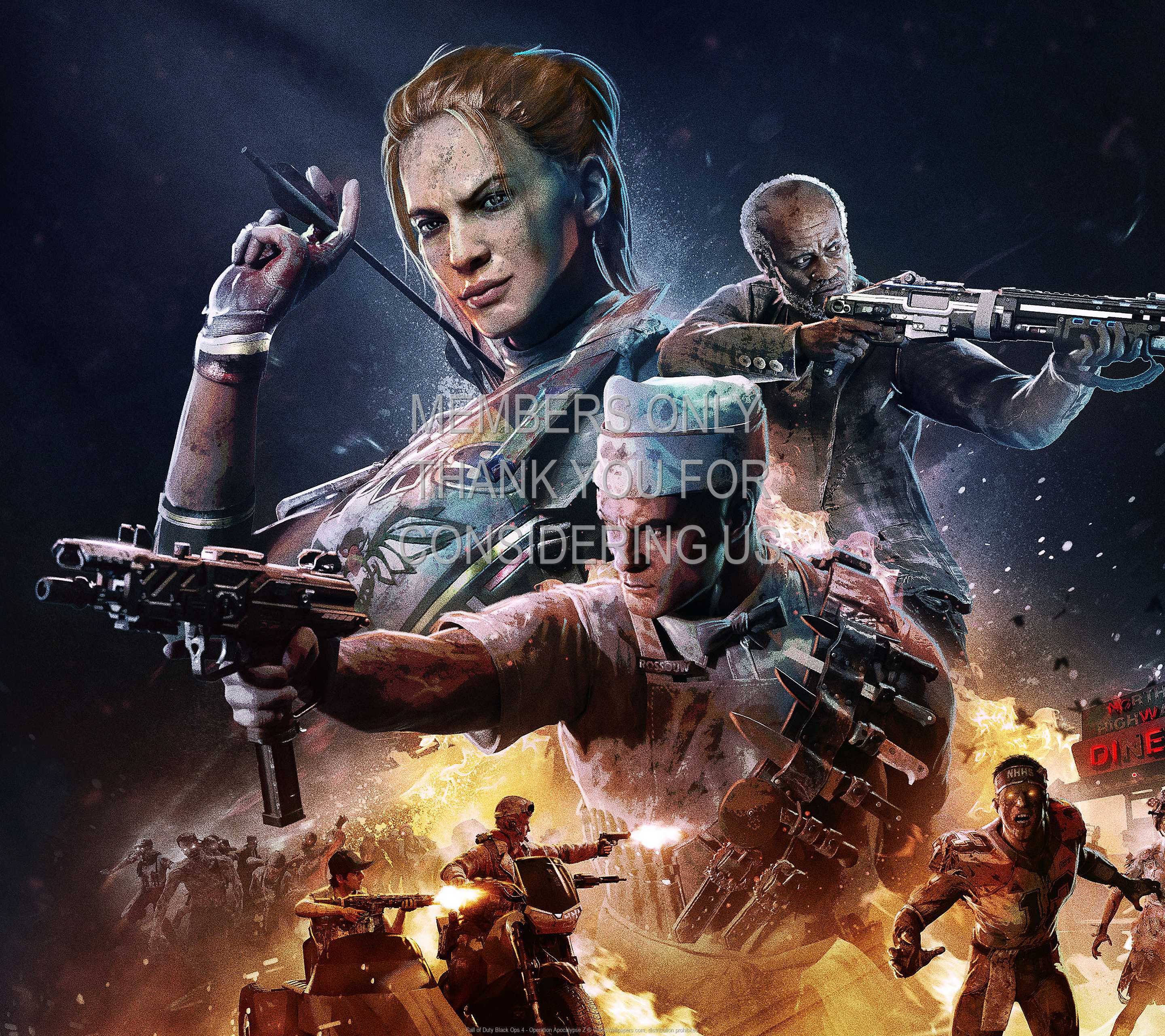 Call of Duty: Black Ops 4 - Operation Apocalypse Z 1440p Horizontal Handy Hintergrundbild 01