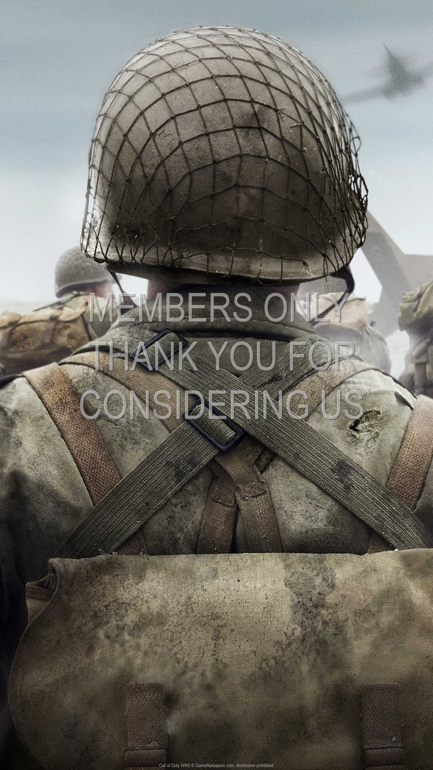 Call of Duty: WW2 1440p Vertical Handy Hintergrundbild 01