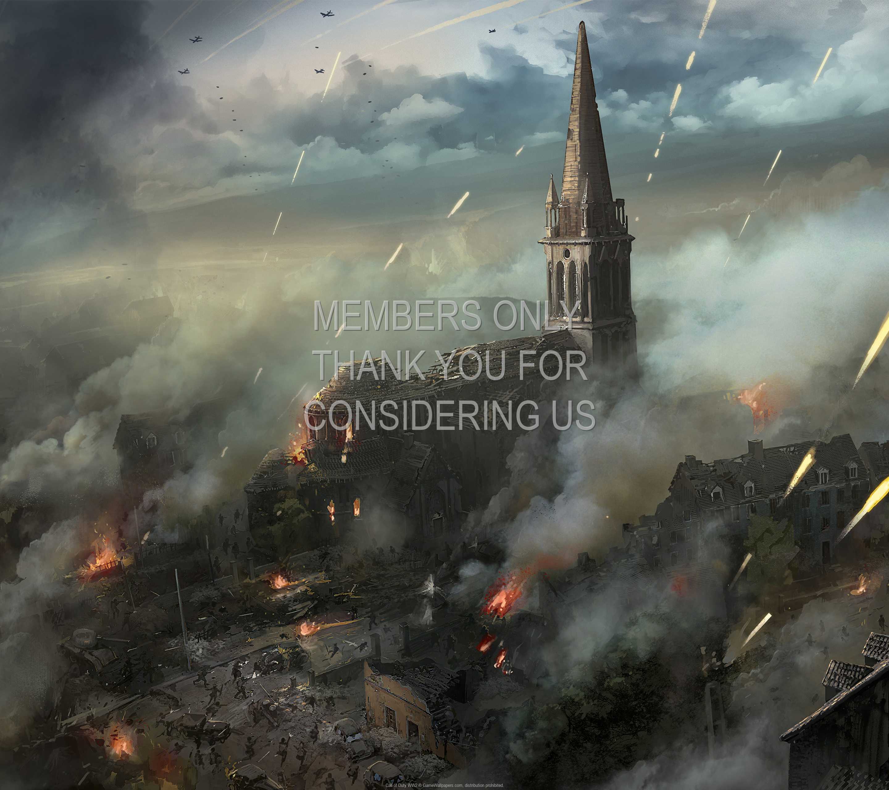 Call of Duty: WW2 1440p Horizontal Handy Hintergrundbild 03