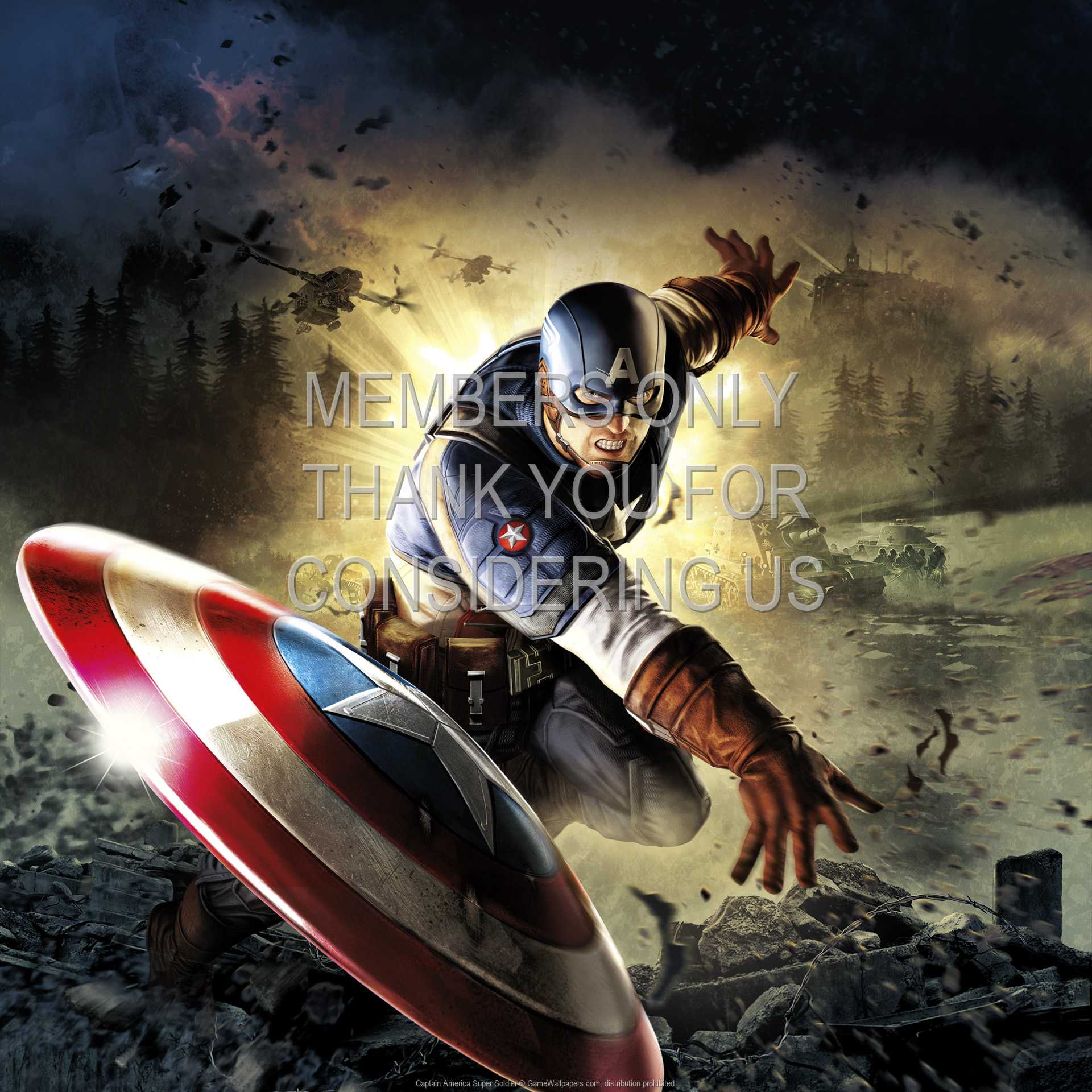 Captain America: Super Soldier 1080p Horizontal Mobiele achtergrond 01