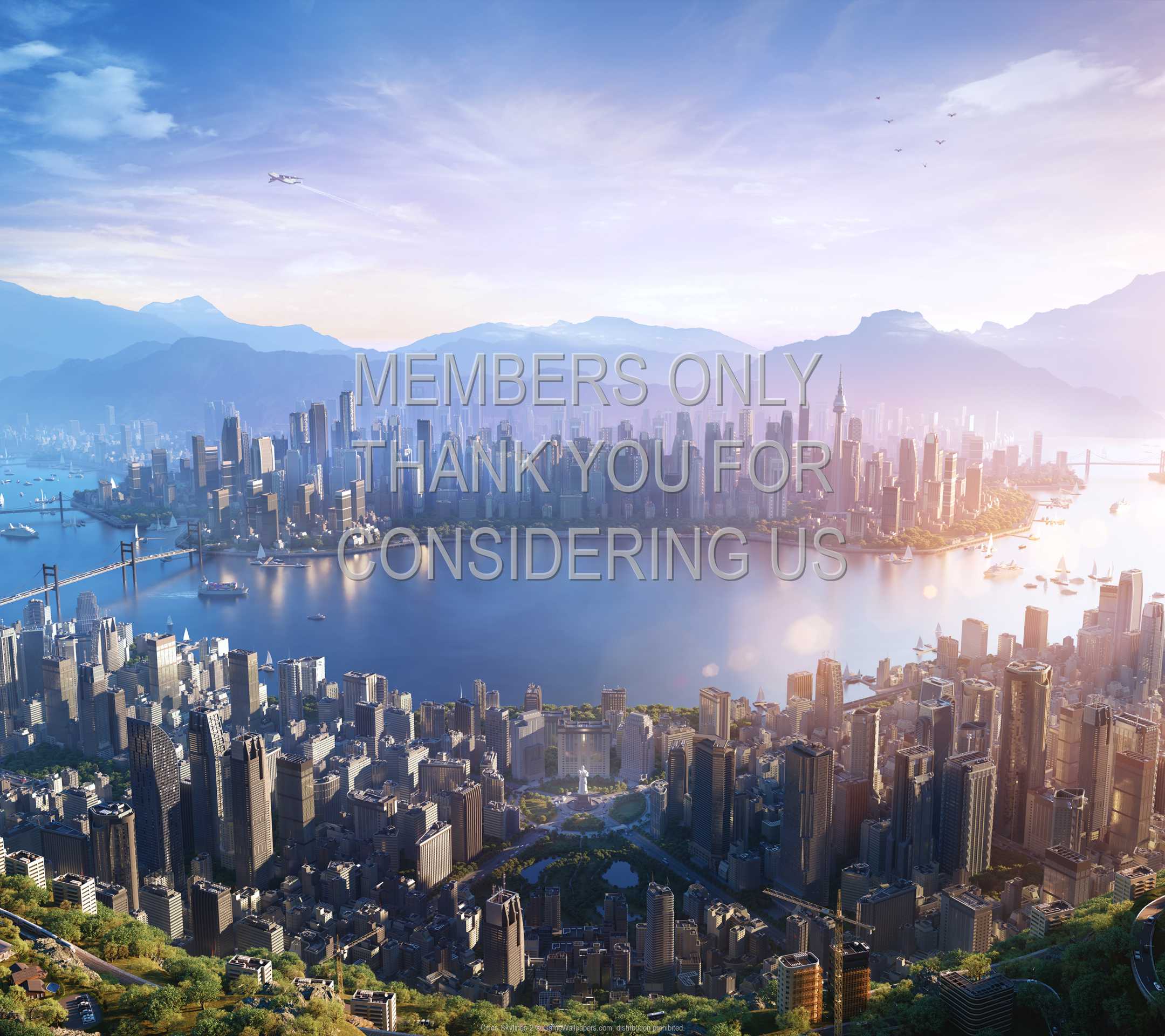 Cities Skylines 2 1080p Horizontal Handy Hintergrundbild 03