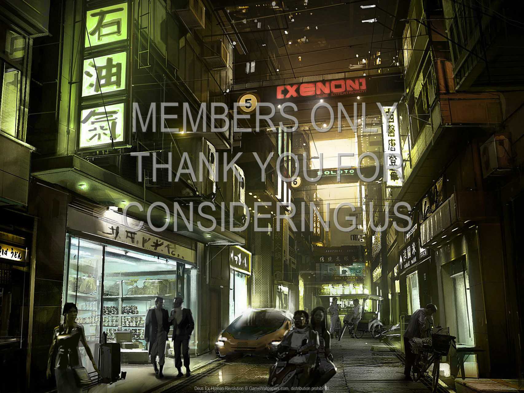 Deus Ex: Human Revolution 720p Horizontal Mobiele achtergrond 02
