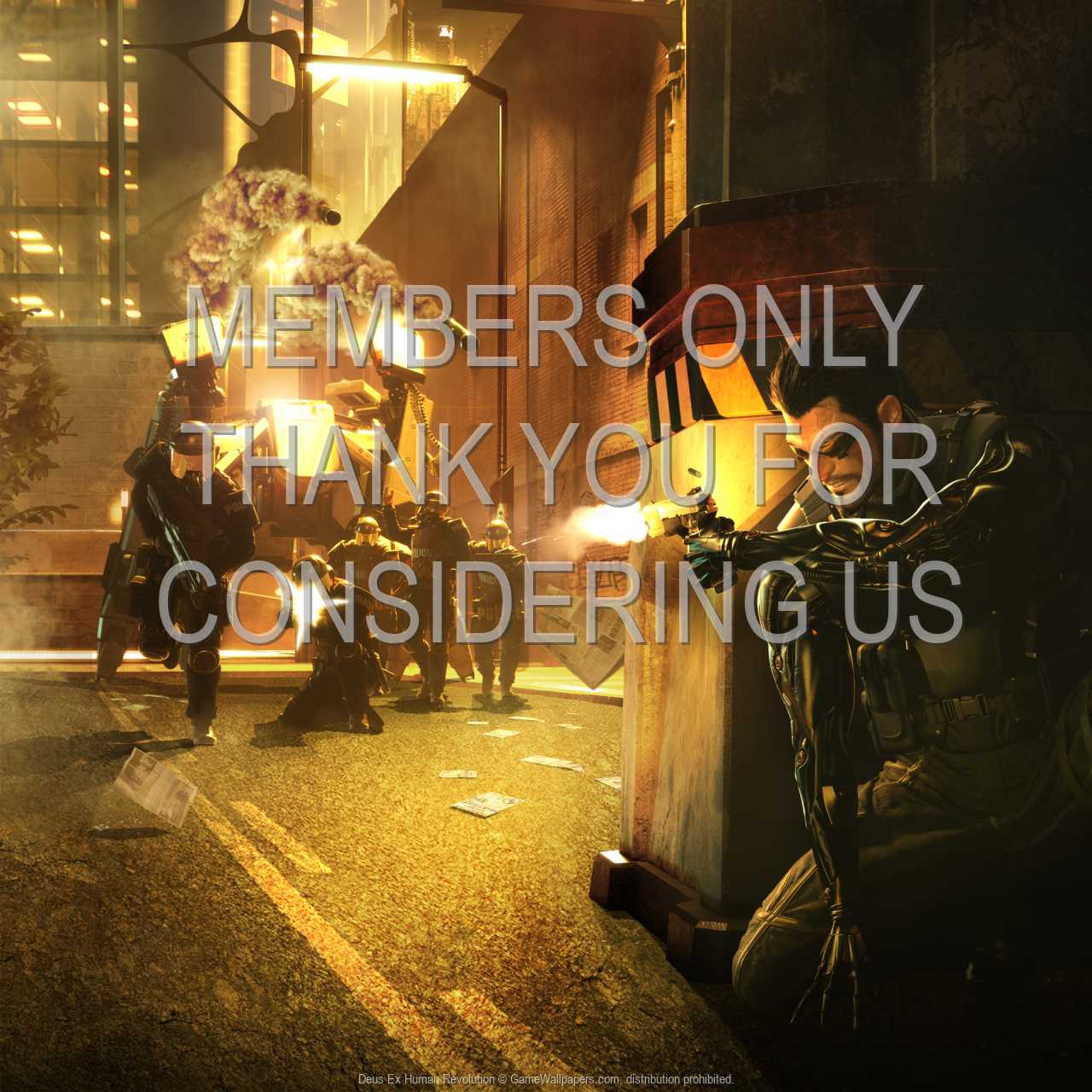 Deus Ex: Human Revolution 720p Horizontal Mobiele achtergrond 12