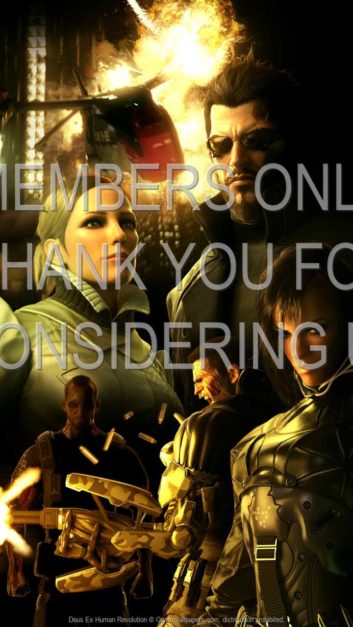 Deus Ex: Human Revolution 720p Vertical Mobile wallpaper or background 16