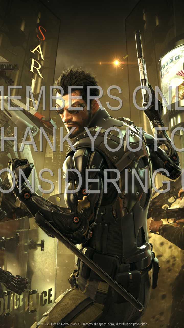 Deus Ex: Human Revolution 720p Vertical Mobiele achtergrond 19