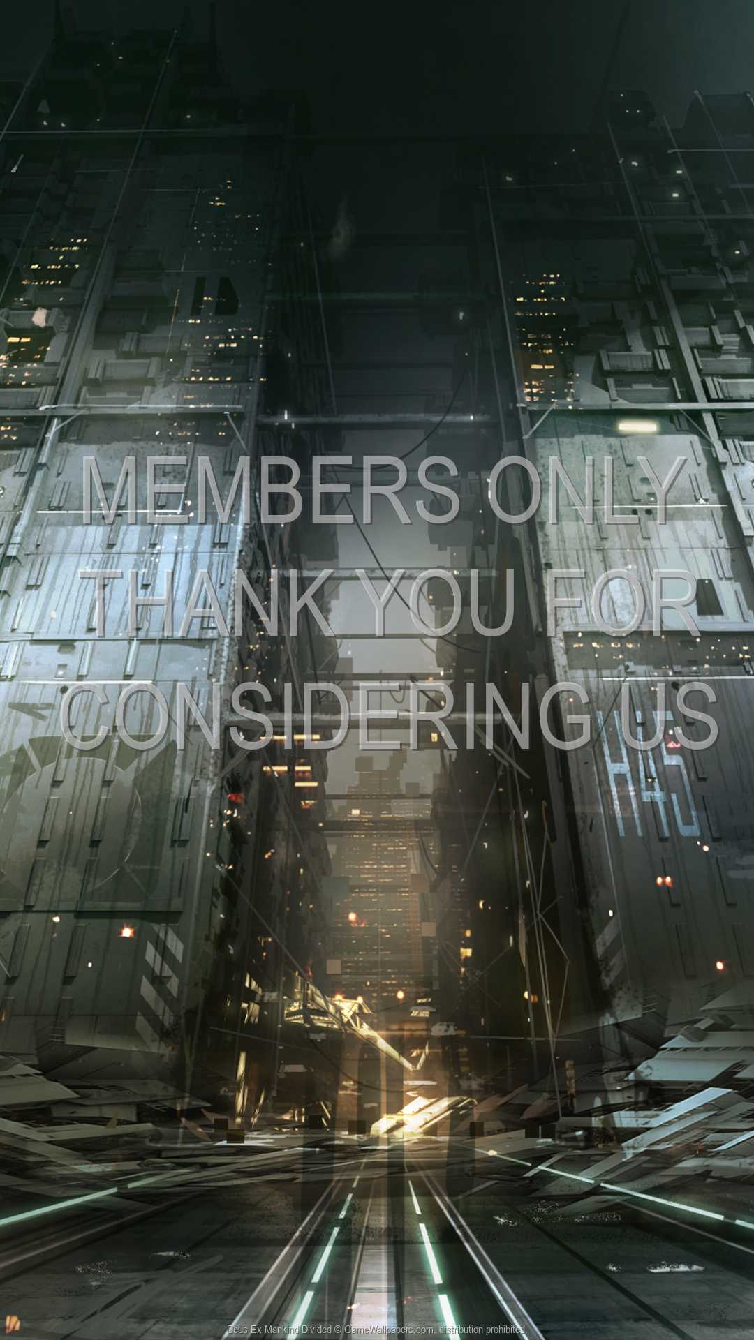 Deus Ex: Mankind Divided 1080p Vertical Mobiele achtergrond 02
