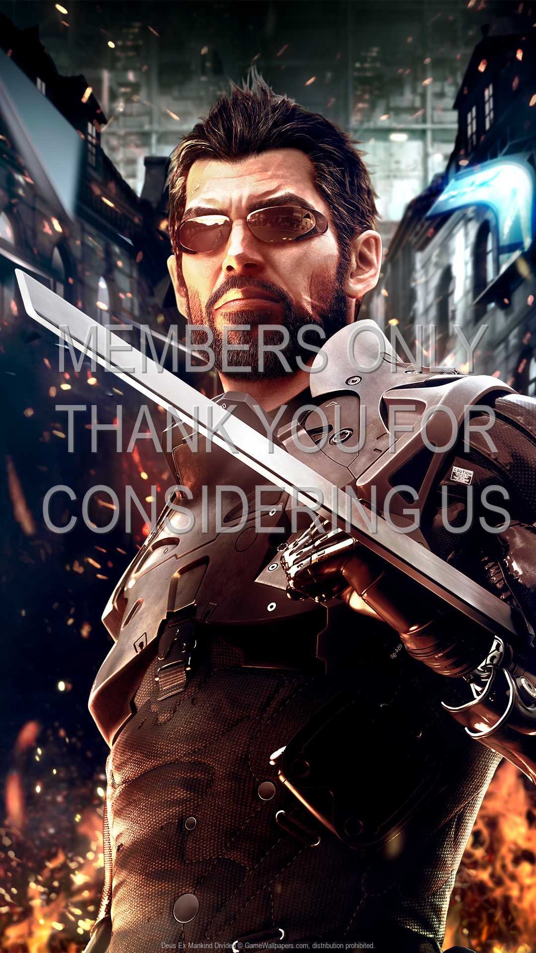 Deus Ex: Mankind Divided 1080p Vertical Mobile fond d'cran 04