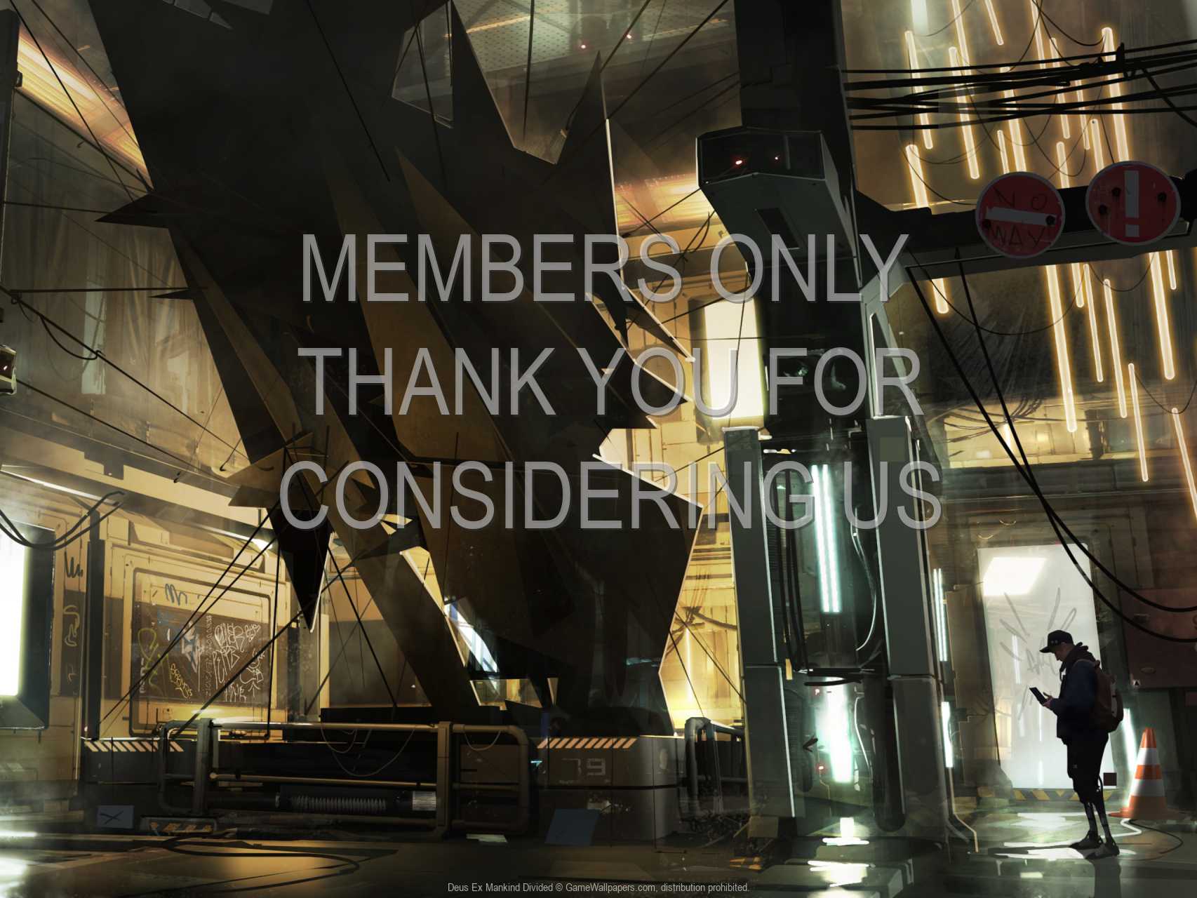 Deus Ex: Mankind Divided 720p Horizontal Mobile fond d'cran 05