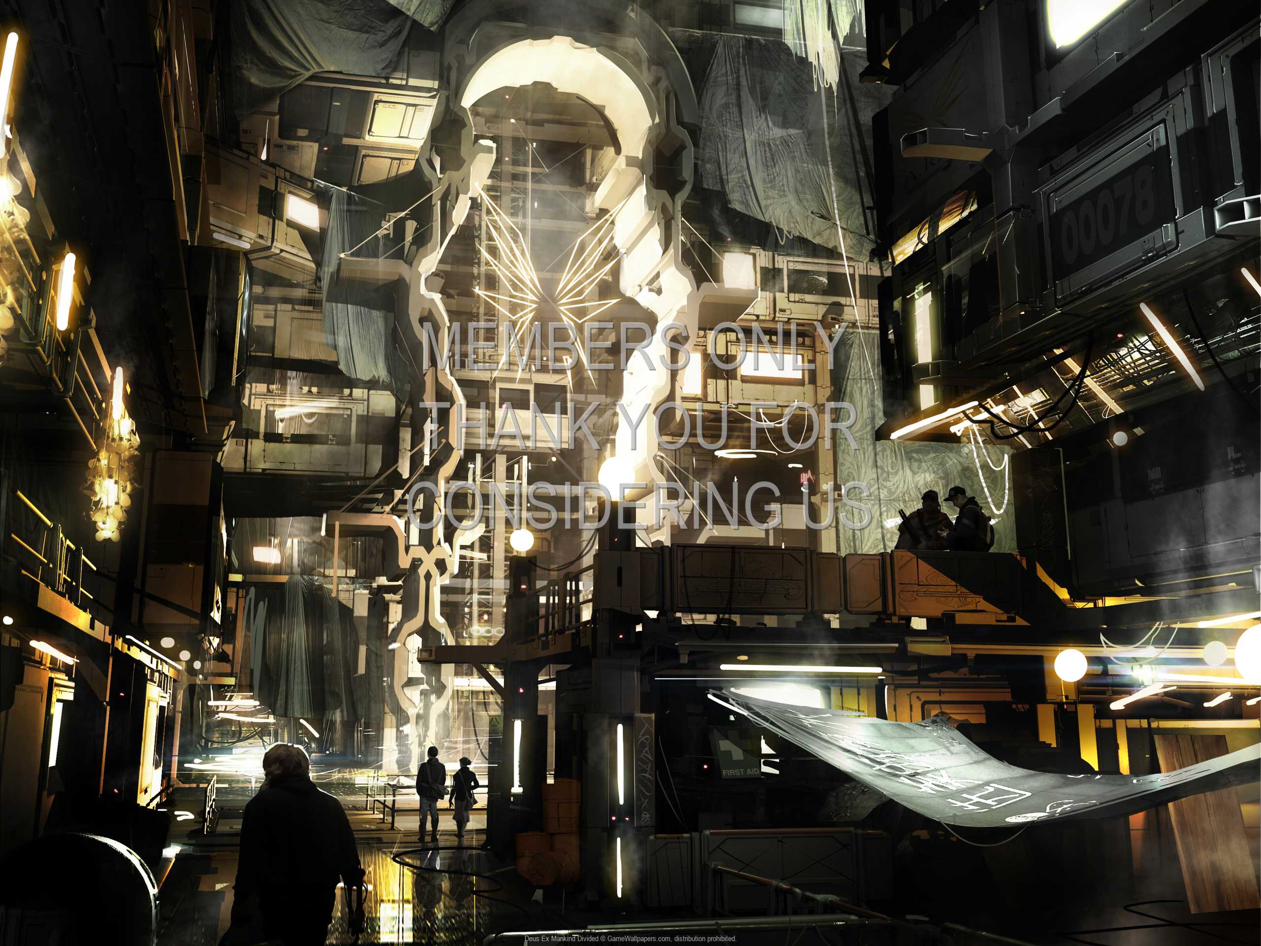 Deus Ex: Mankind Divided 1080p Horizontal Mobiele achtergrond 08
