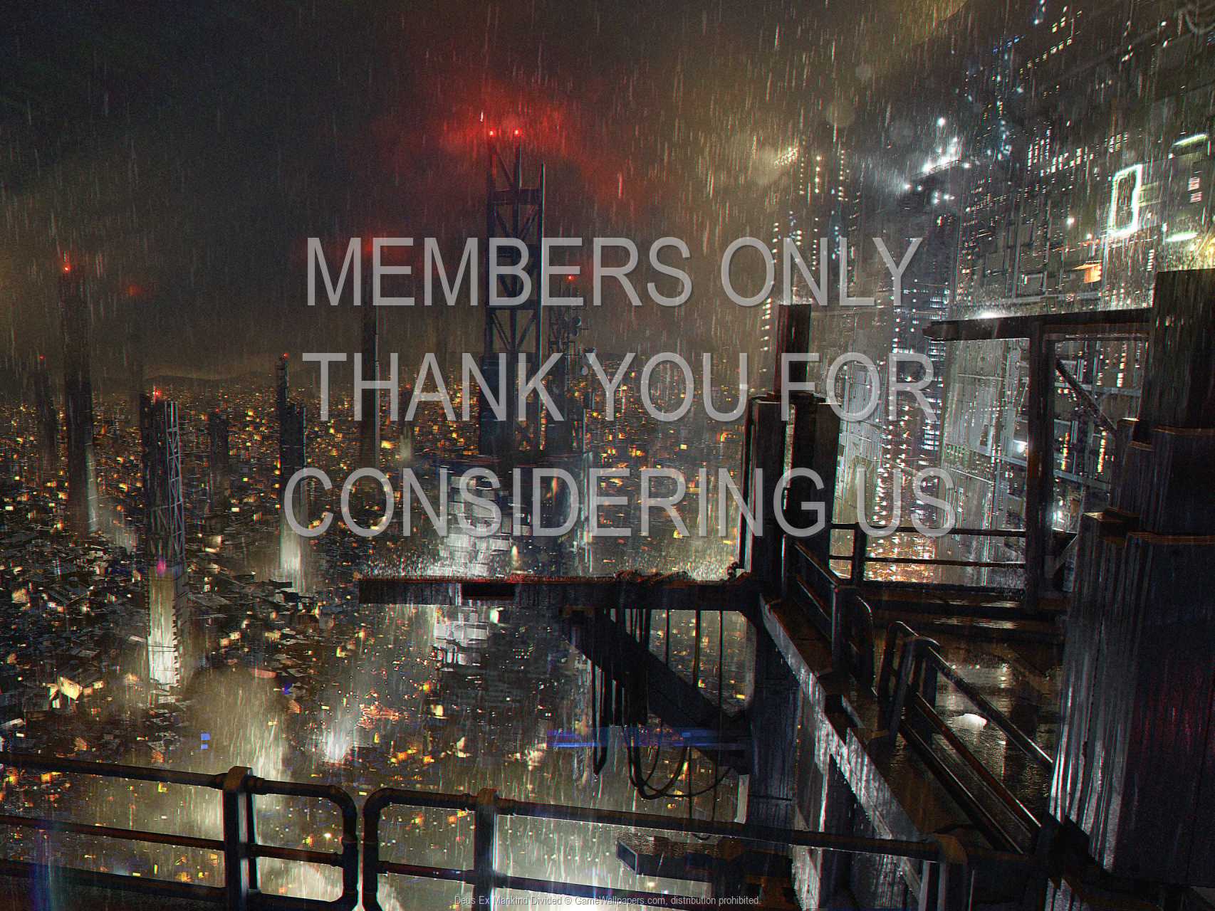Deus Ex: Mankind Divided 720p Horizontal Mobile fond d'cran 09