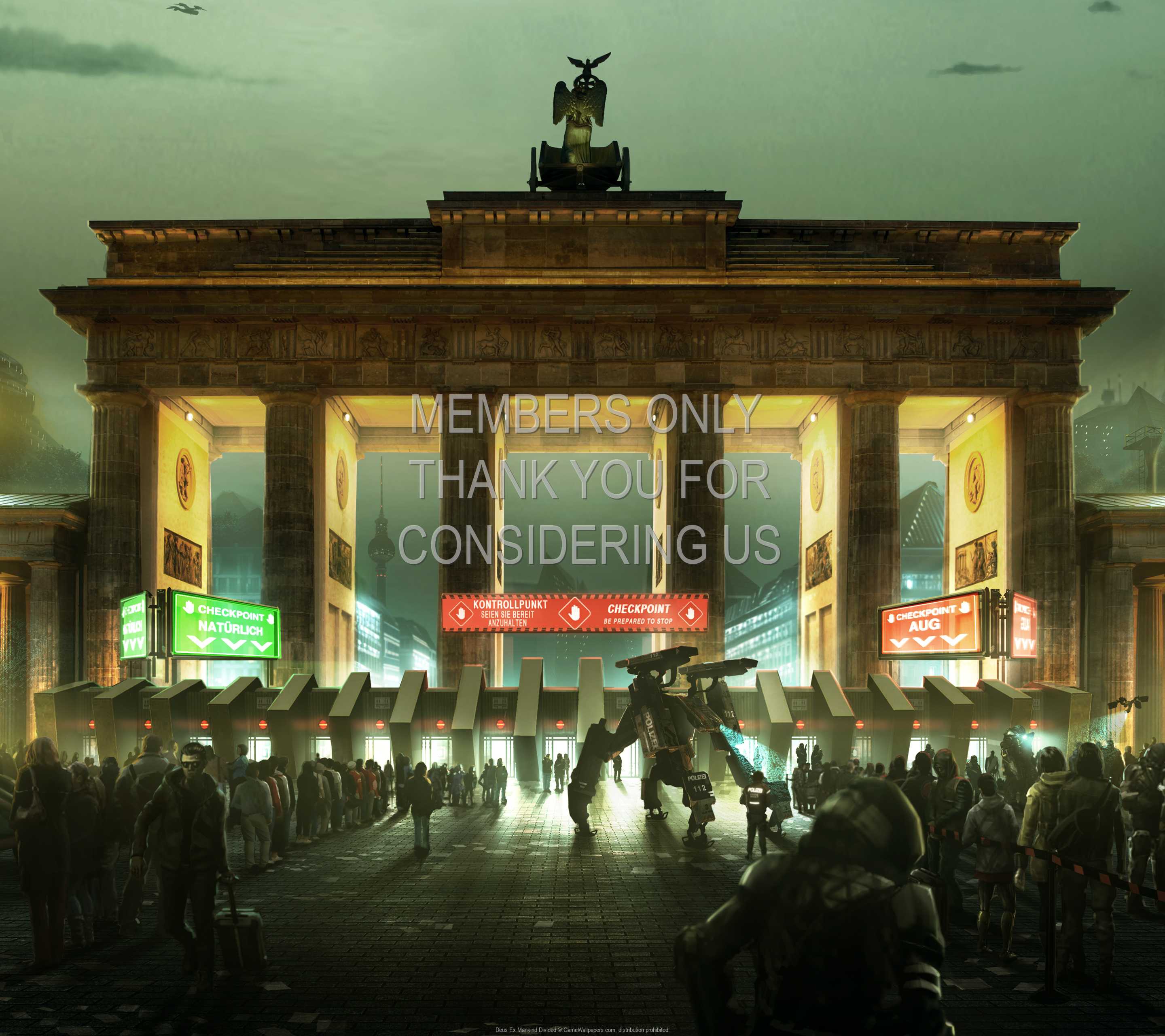 Deus Ex: Mankind Divided 1440p Horizontal Mobiele achtergrond 14
