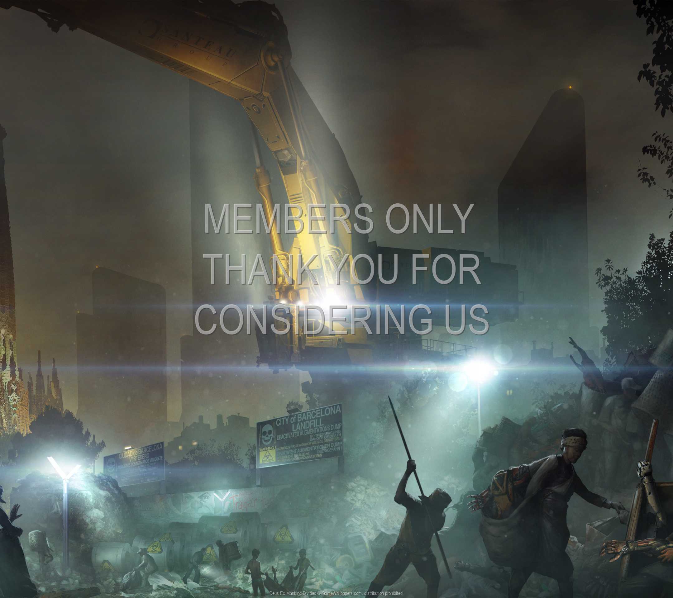 Deus Ex: Mankind Divided 1080p Horizontal Mobiele achtergrond 15
