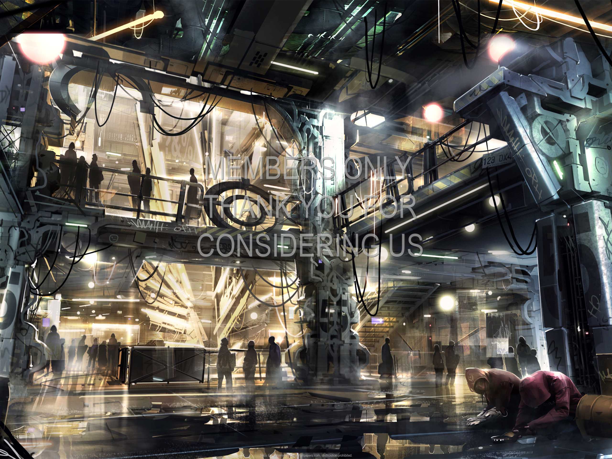 Deus Ex: Universe 1080p Horizontal Mobiele achtergrond 01
