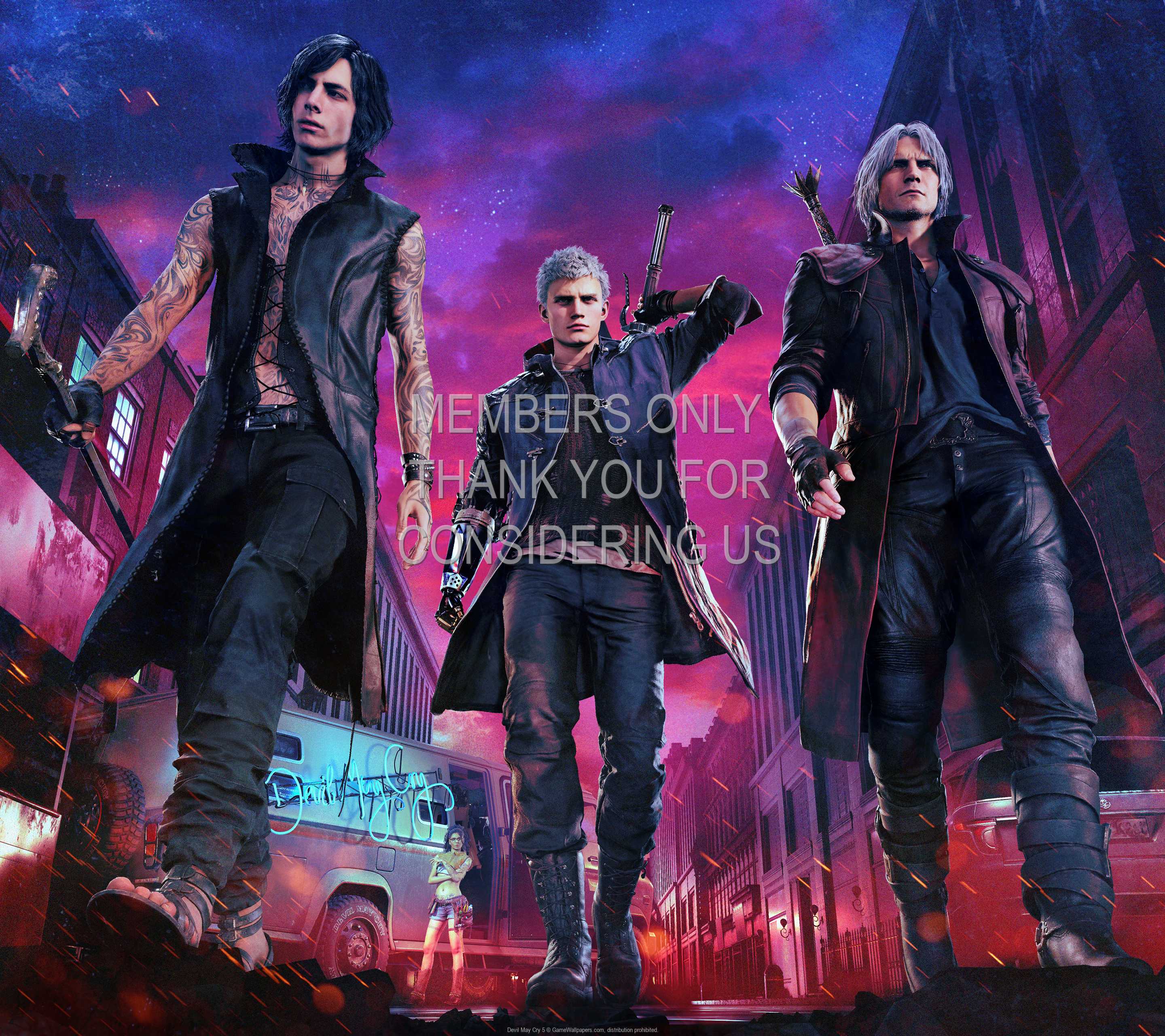 Devil May Cry 5 1440p Horizontal Mobiele achtergrond 01
