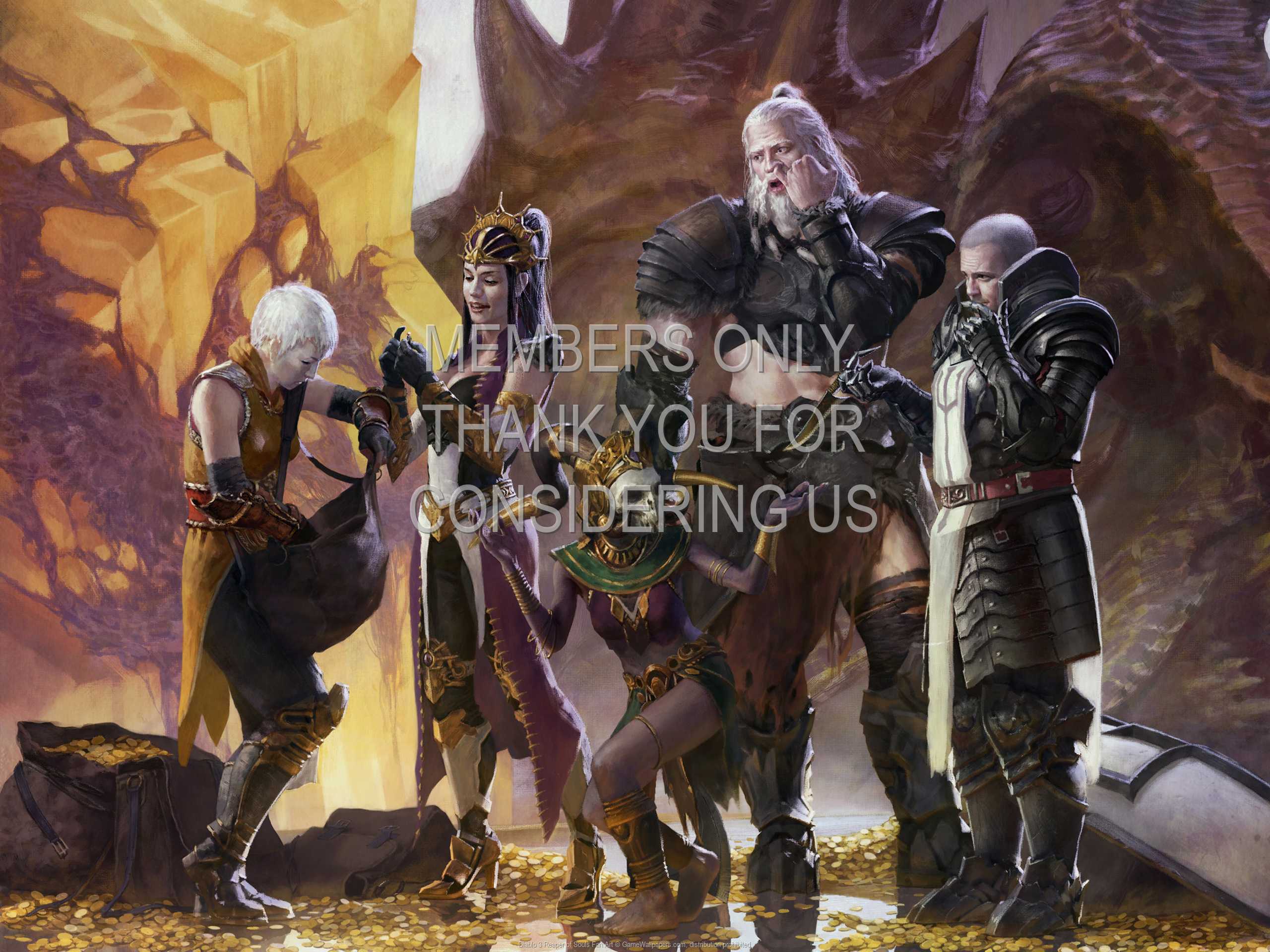 Diablo 3: Reaper of Souls Fan Art 1080p Horizontal Mobiele achtergrond 05