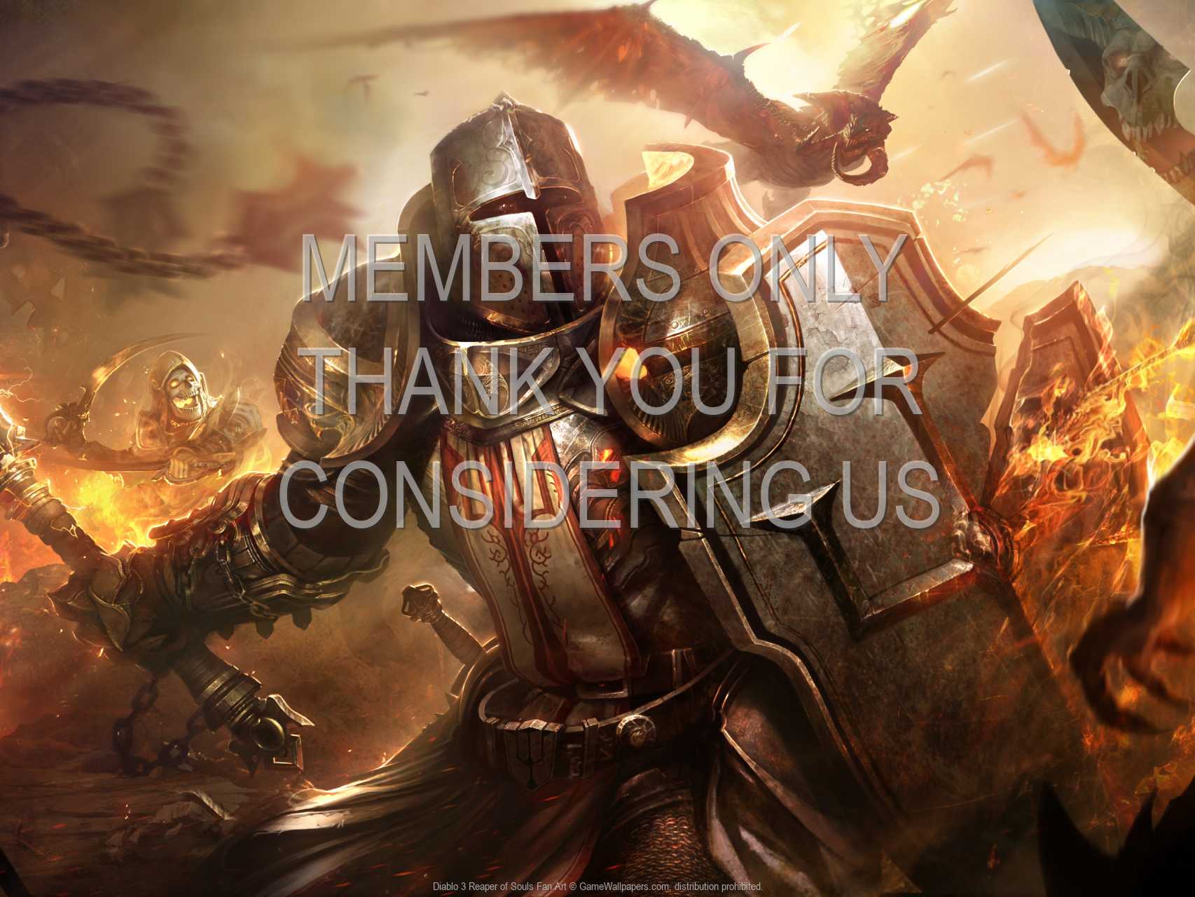 Diablo 3: Reaper of Souls Fan Art 720p Horizontal Mobiele achtergrond 07